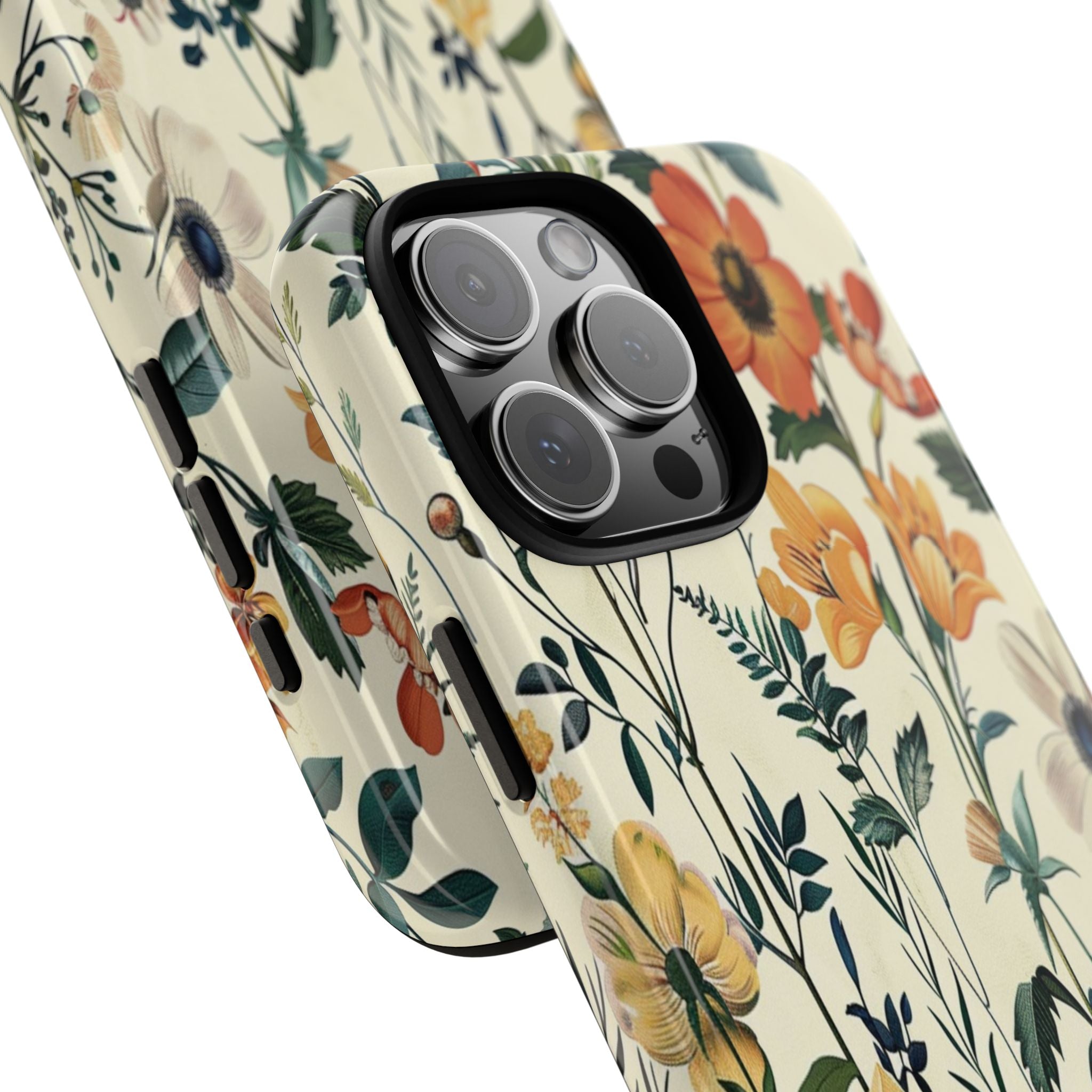 Vintage Botanical Wildflower Seamless Pattern