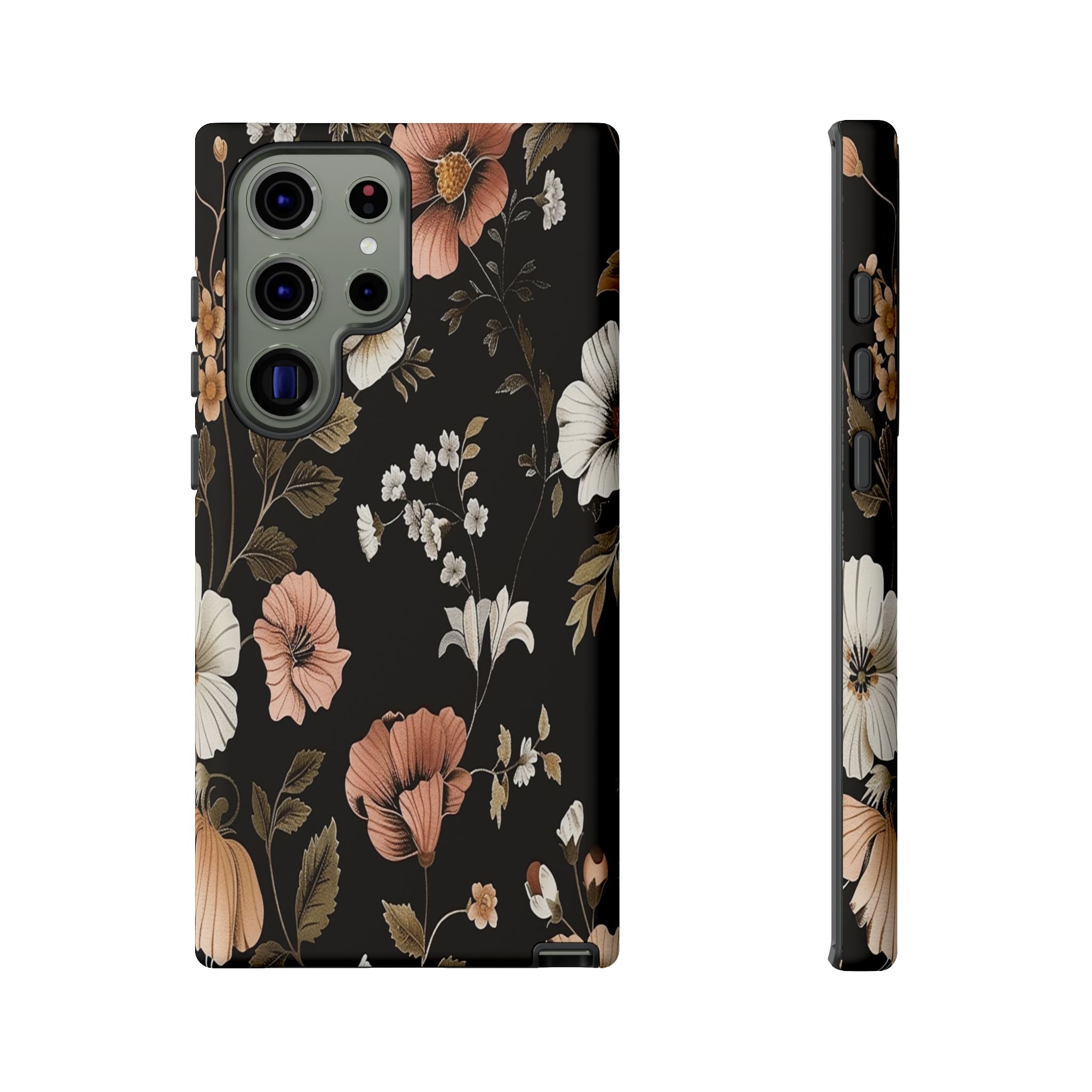 Peachy Cosmos on Black