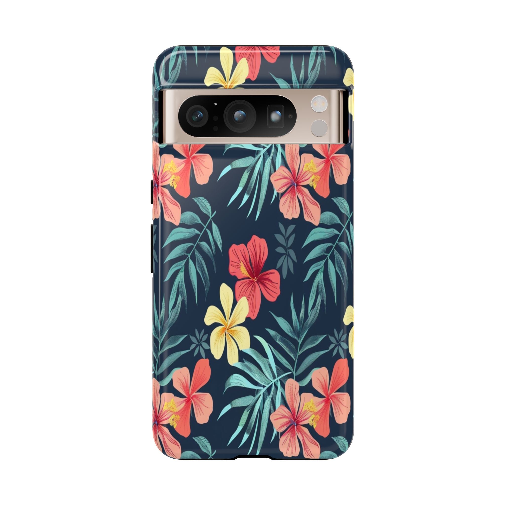 Tropical Hibiscus Navy