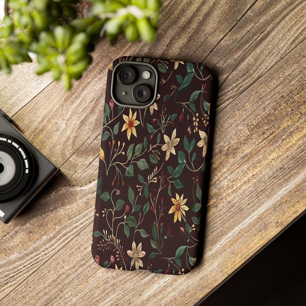 Dark Vintage Floral Case
