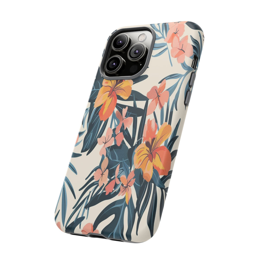 Tropical White and Blue Case