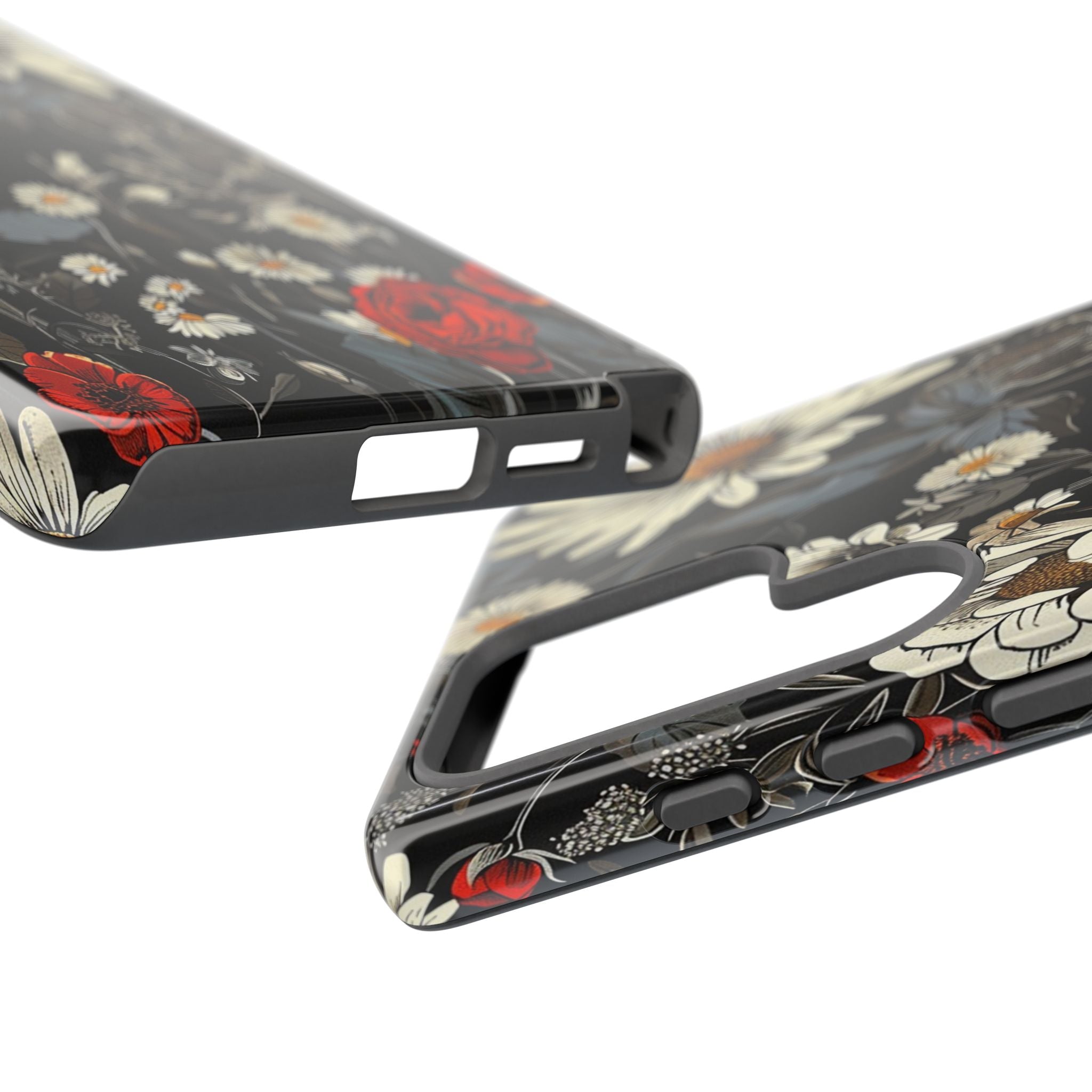 Dark Rose and Daisy Case