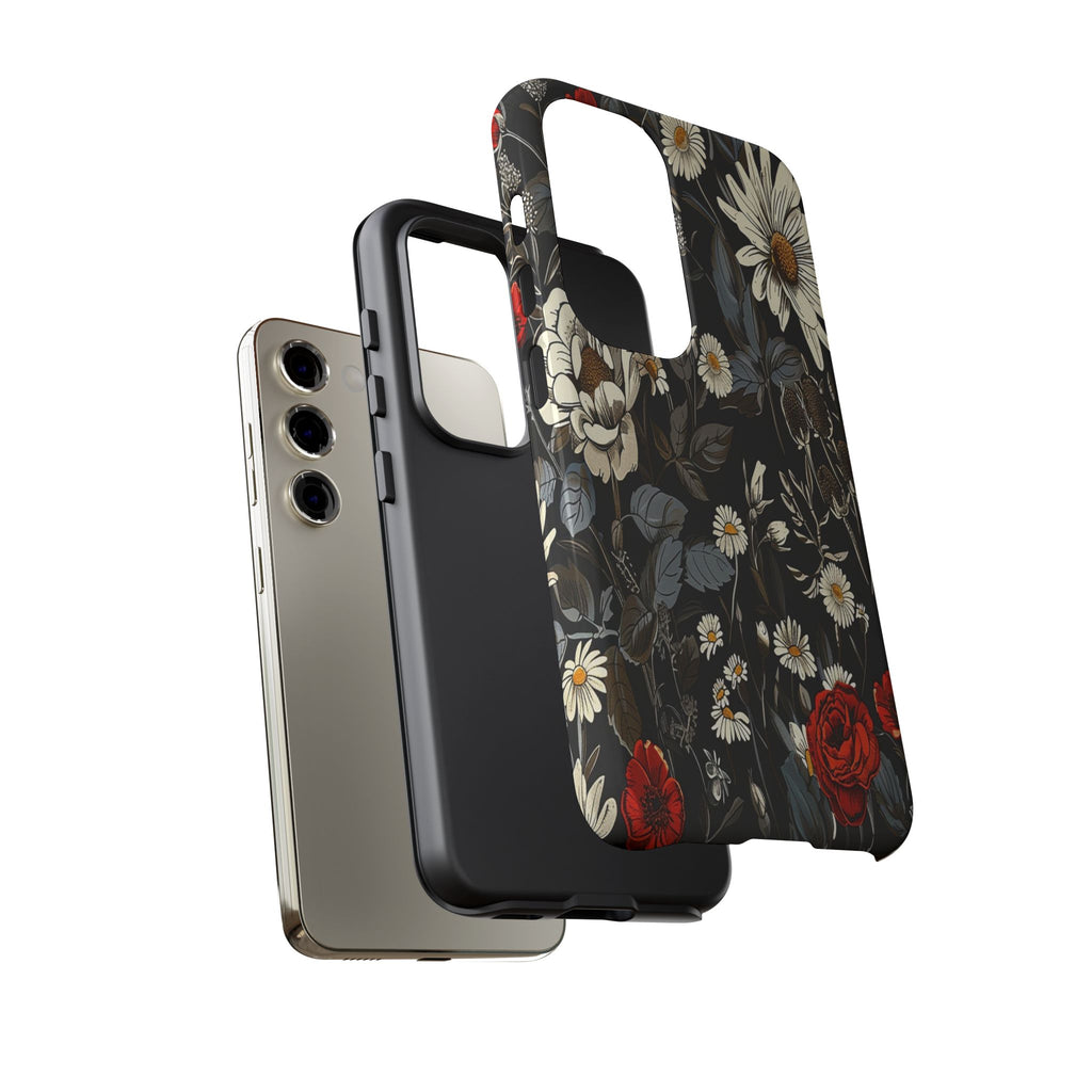 Dark Rose and Daisy Case