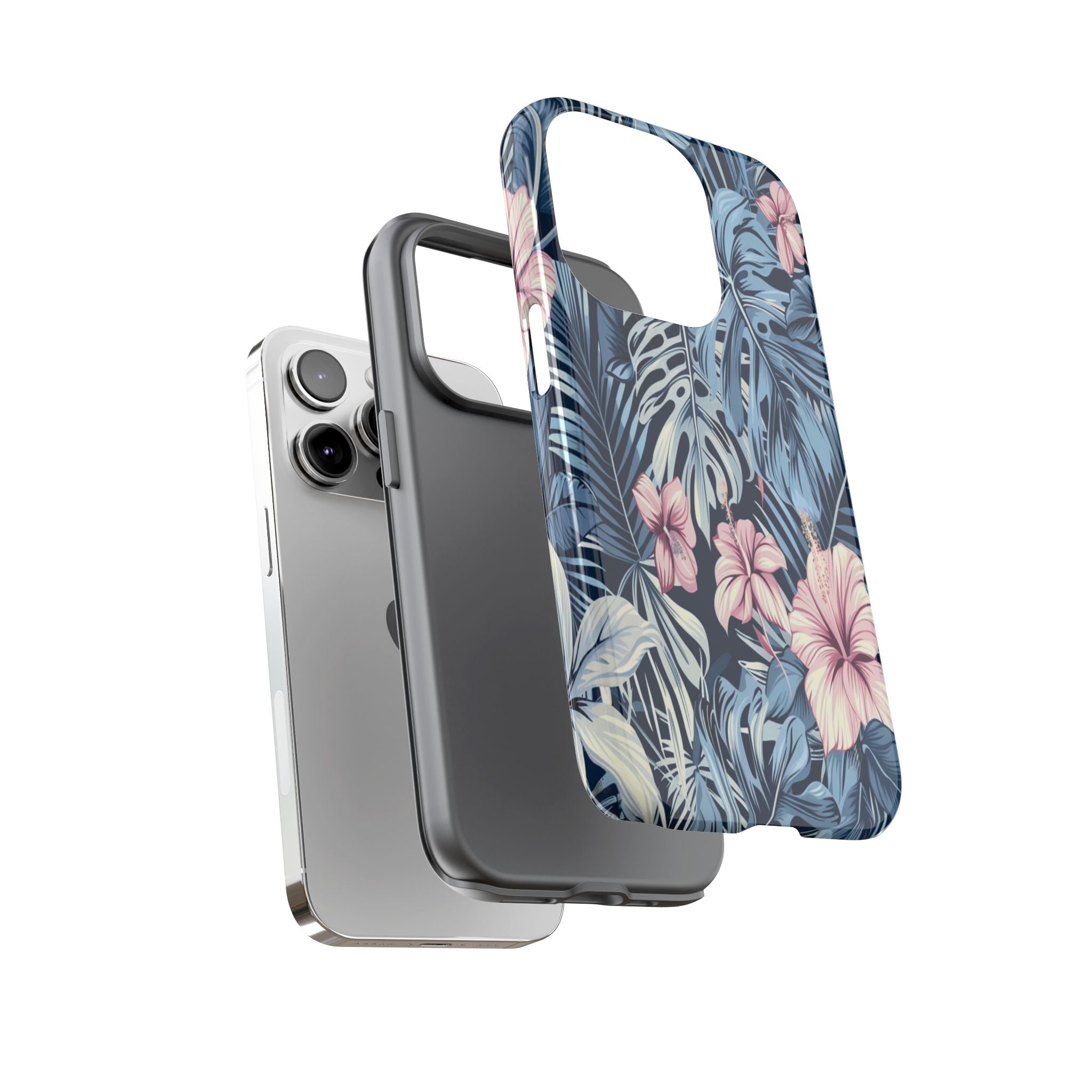 Tropical Hibiscus and Monstera Case