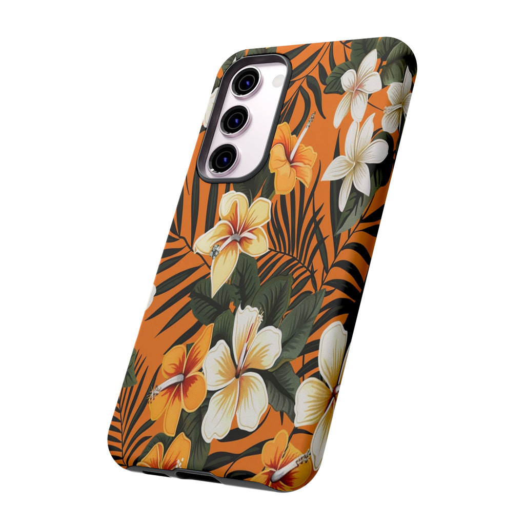 Vibrant Orange Tropical Case