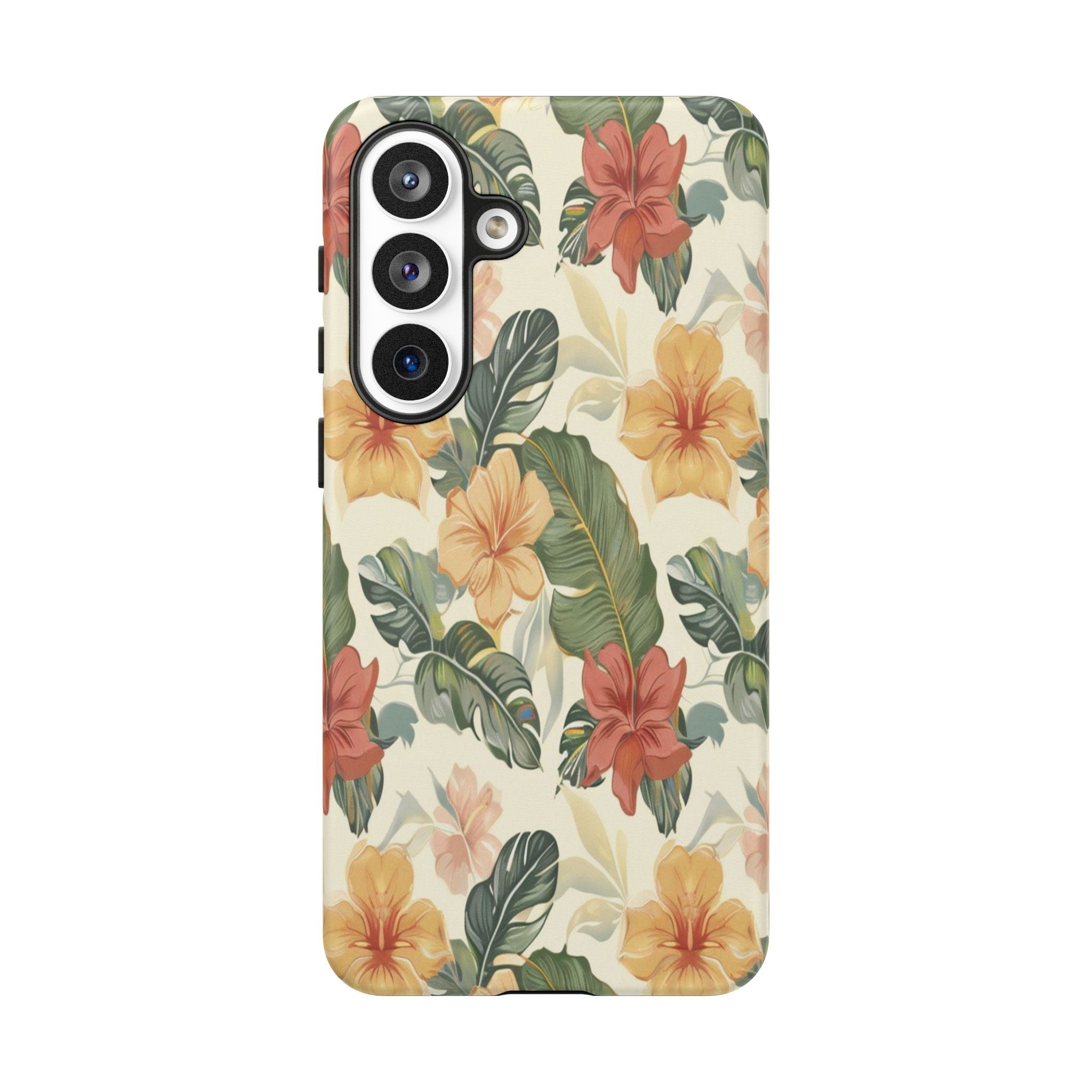 Vintage Tropical Floral Seamless Pattern