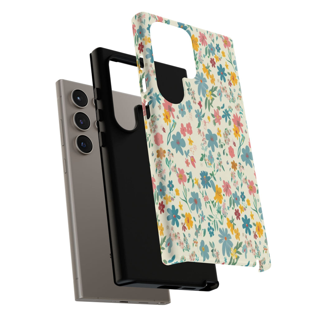 Pastel Yellow Green and Blue Case