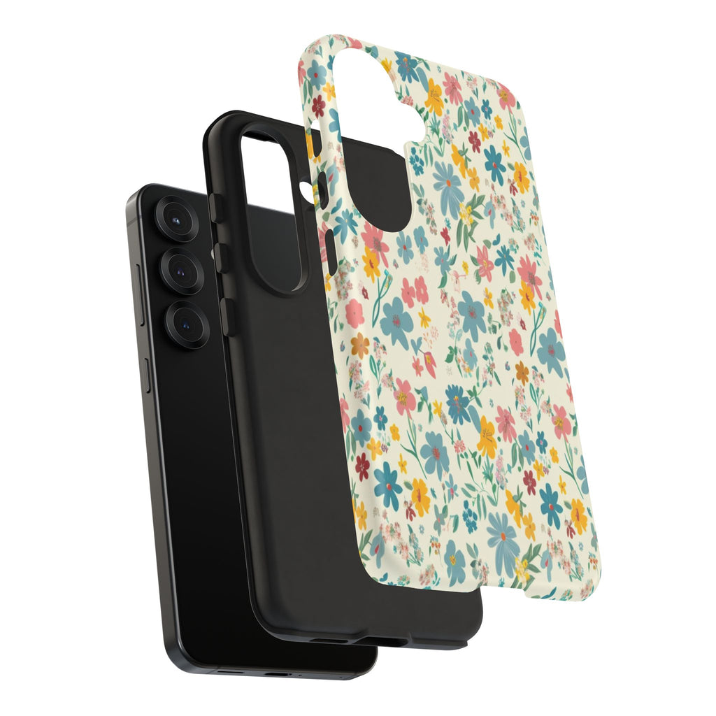 Pastel Yellow Green and Blue Case