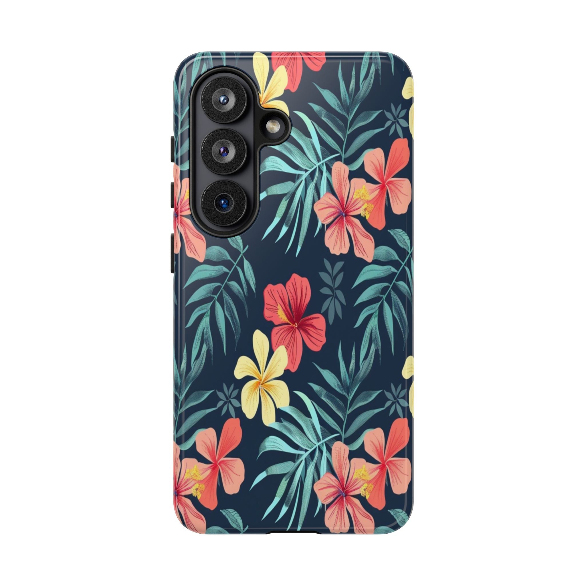 Tropical Hibiscus Navy