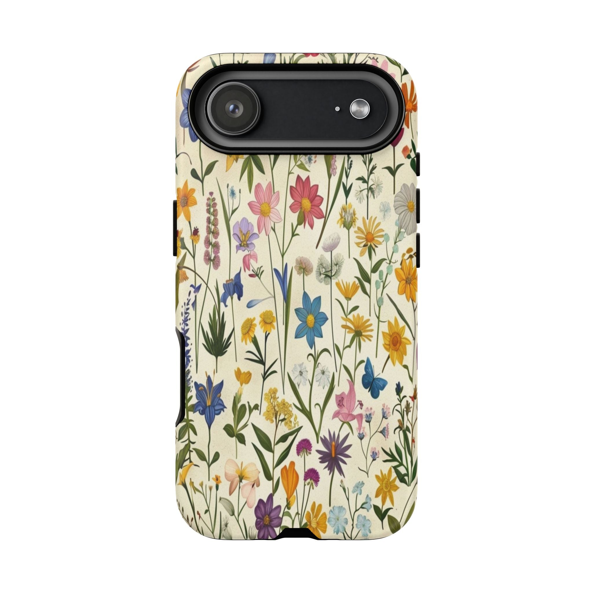Vibrant Botanical Wildflower Pattern