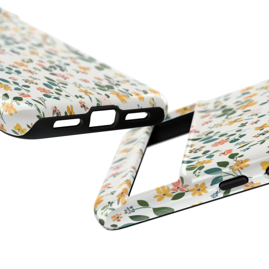 Pastel Leaves and Flowers Case