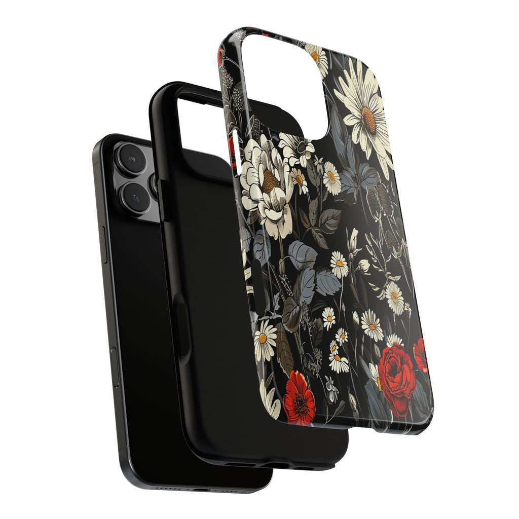 Dark Rose and Daisy Case