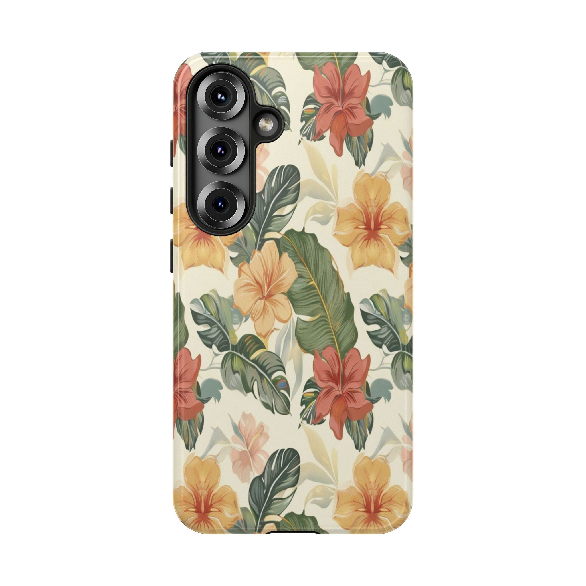 Vintage Tropical Floral Seamless Pattern