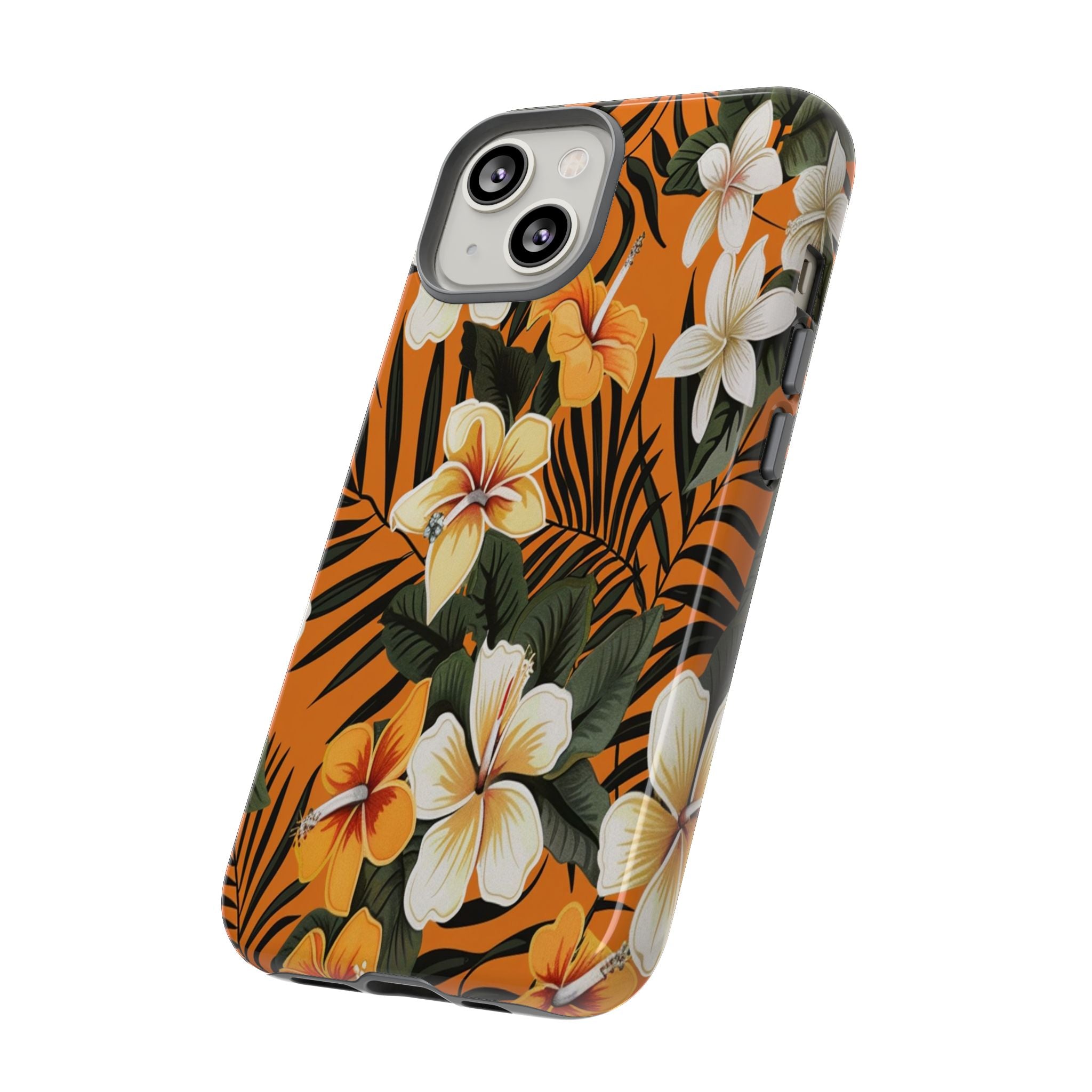 Vibrant Orange Tropical Case