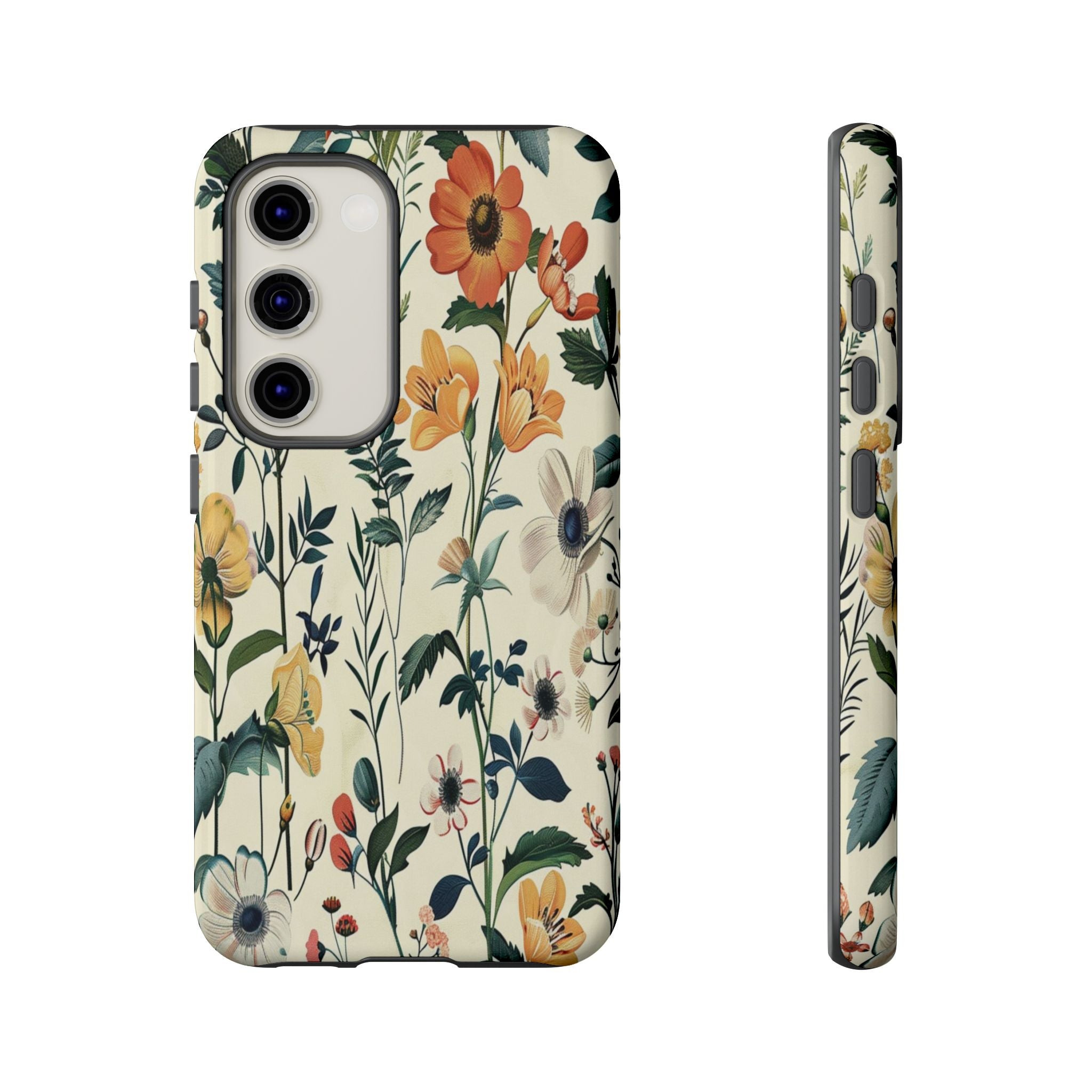 Vintage Botanical Wildflower Seamless Pattern