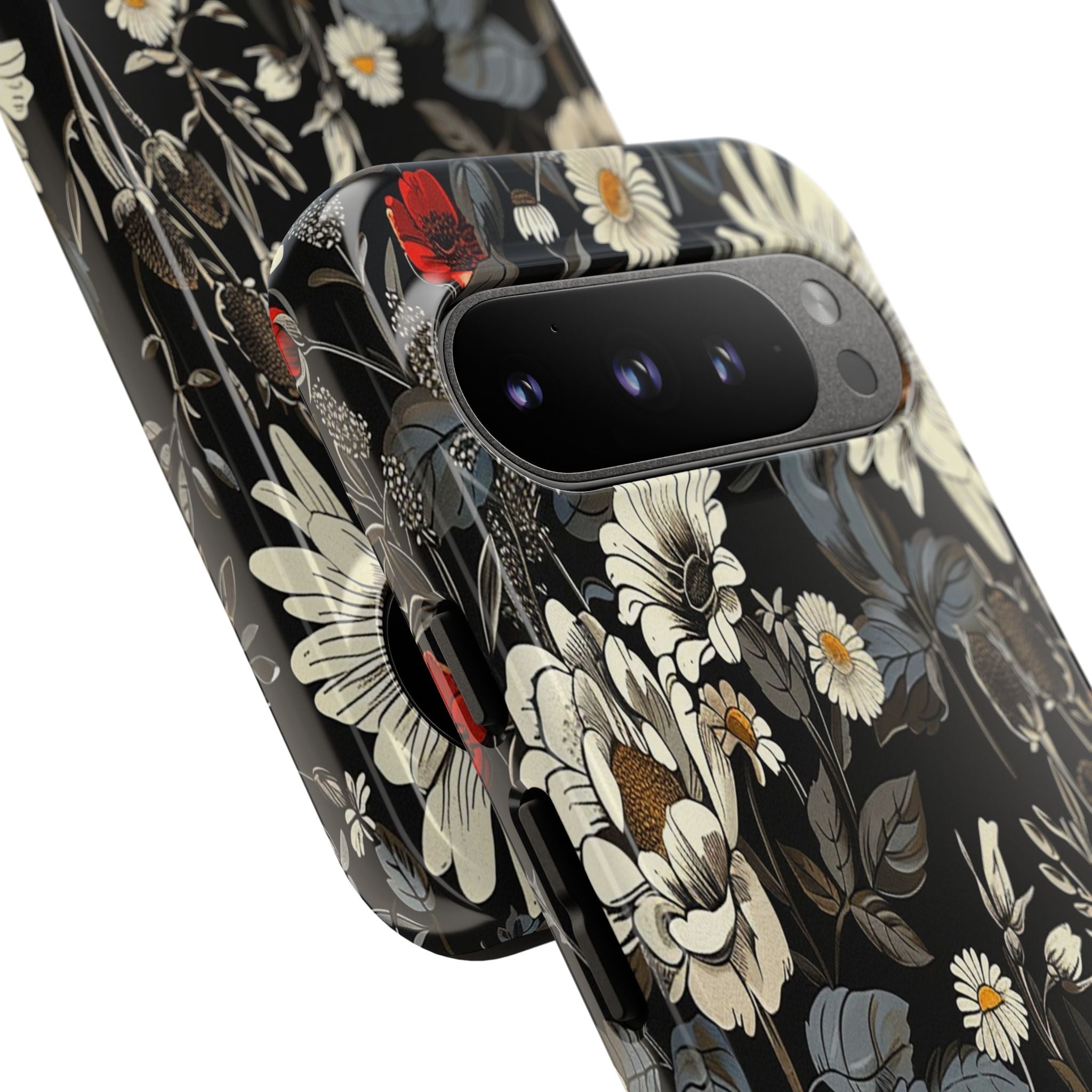 Dark Rose and Daisy Case