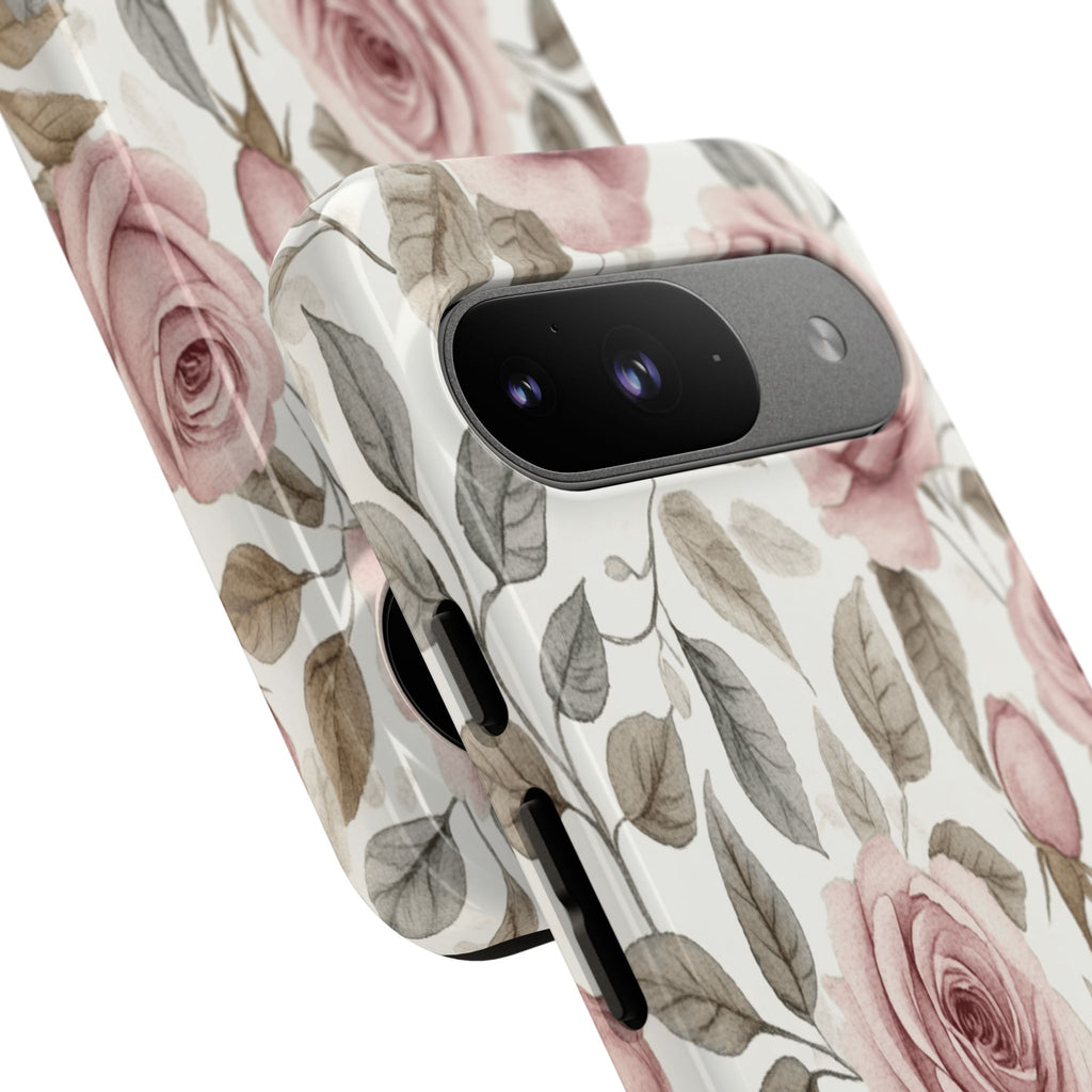 Elegant Watercolor Rose Case
