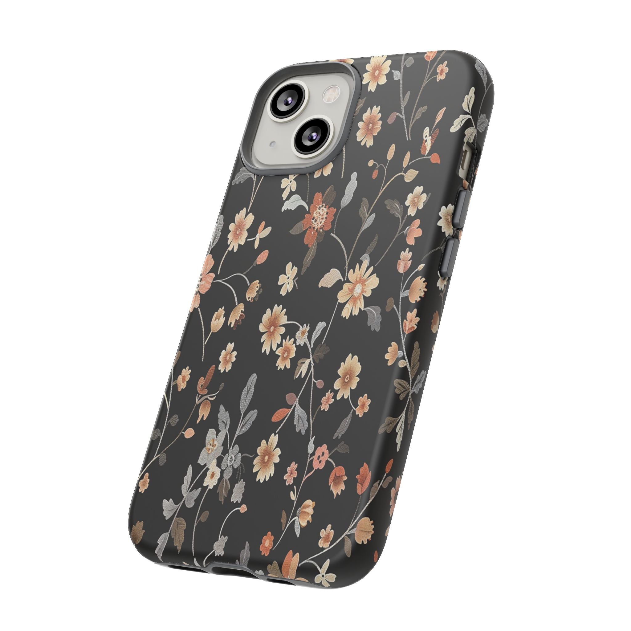 Floral Field on Black Case