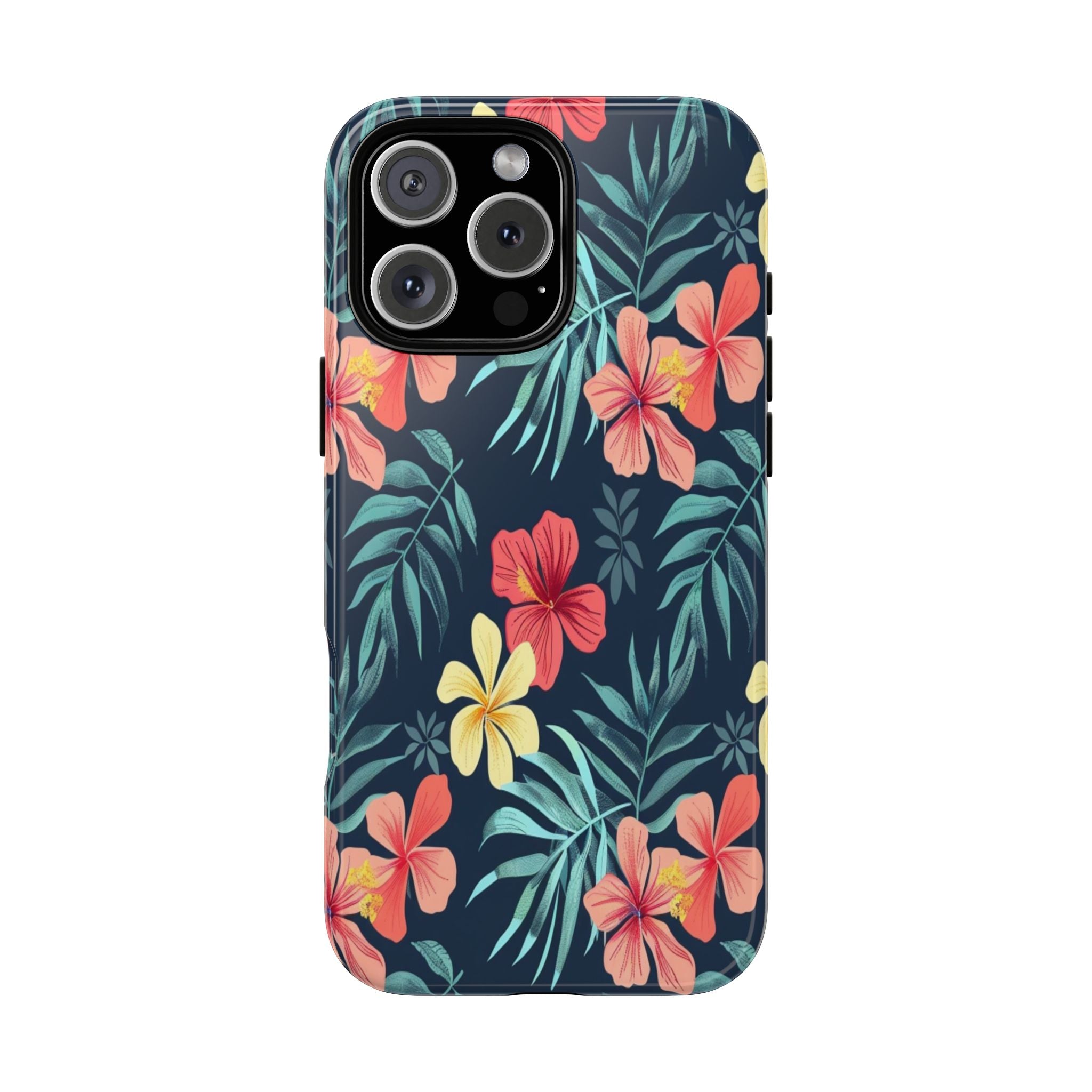 Tropical Hibiscus Navy