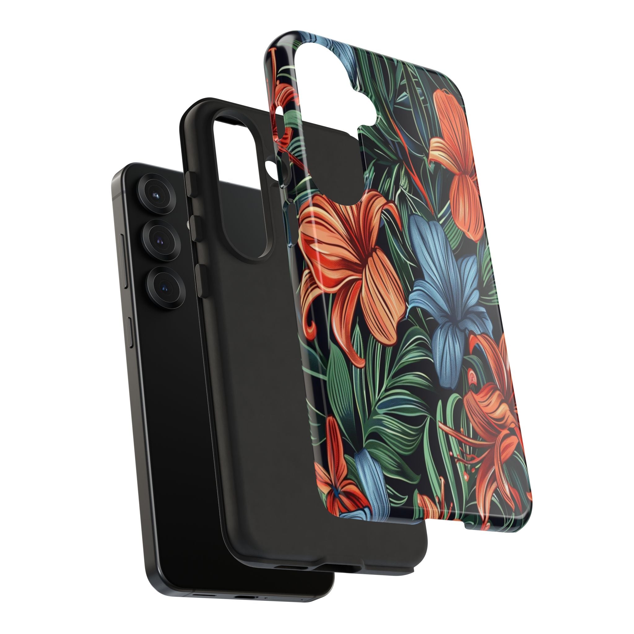 Tropical Red and Blue Case