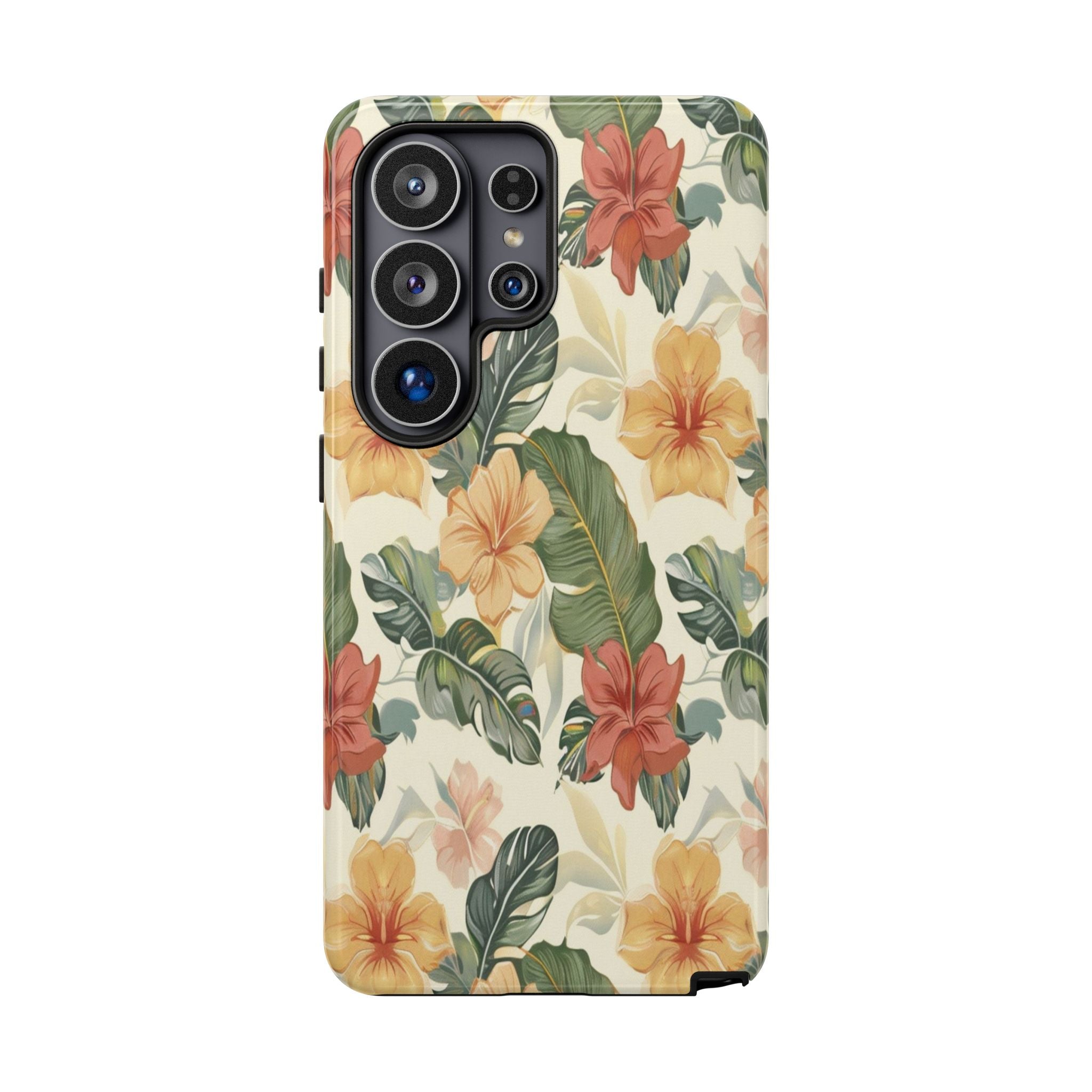 Vintage Tropical Floral Seamless Pattern