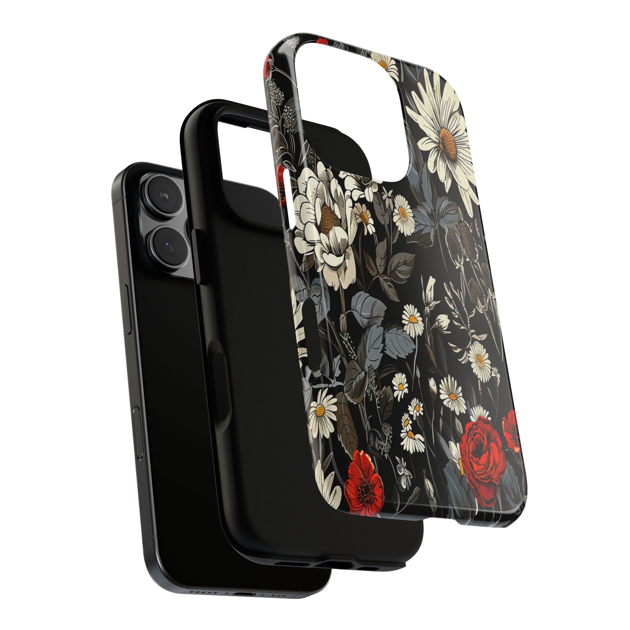 Dark Rose and Daisy Case