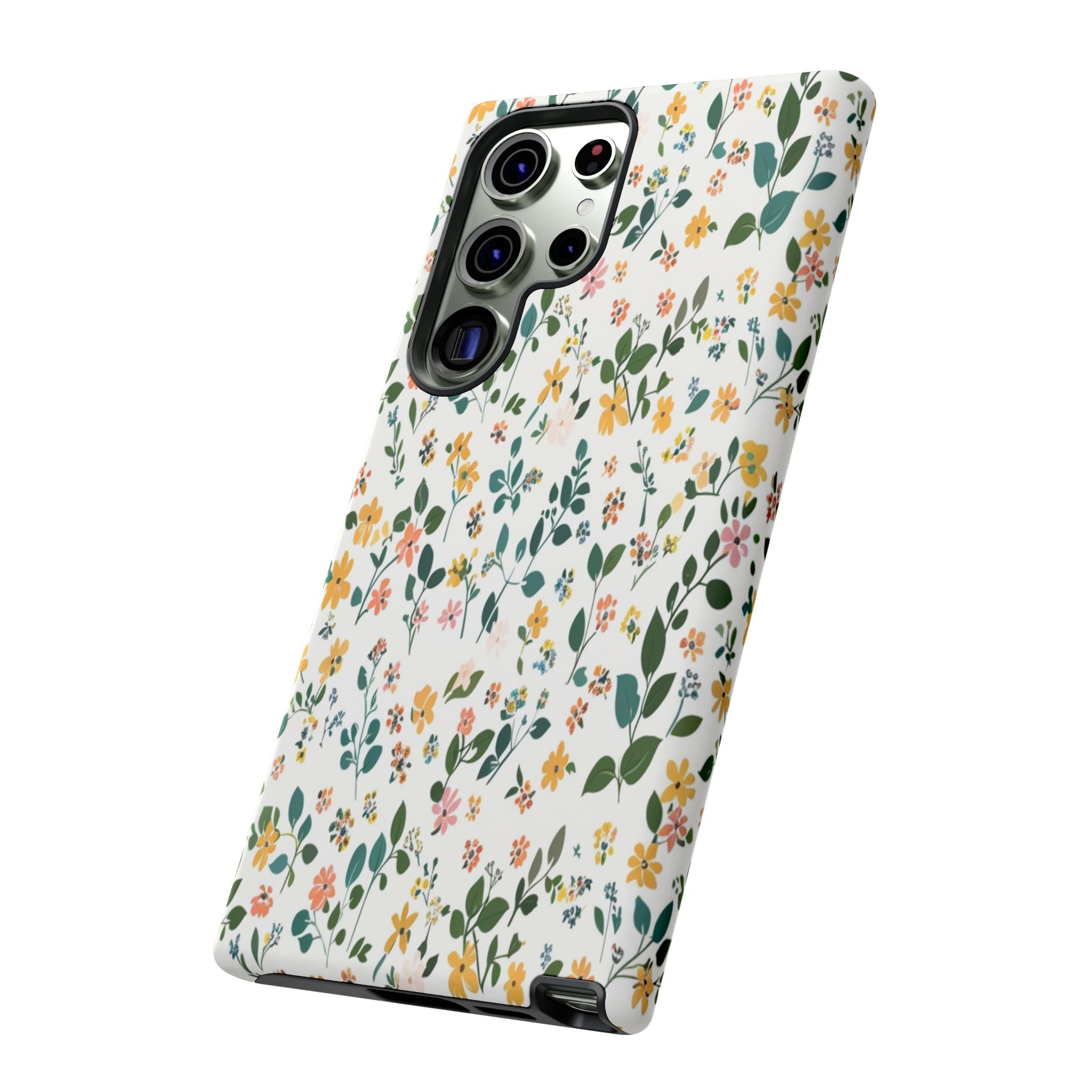Pastel Leaves and Flowers Case