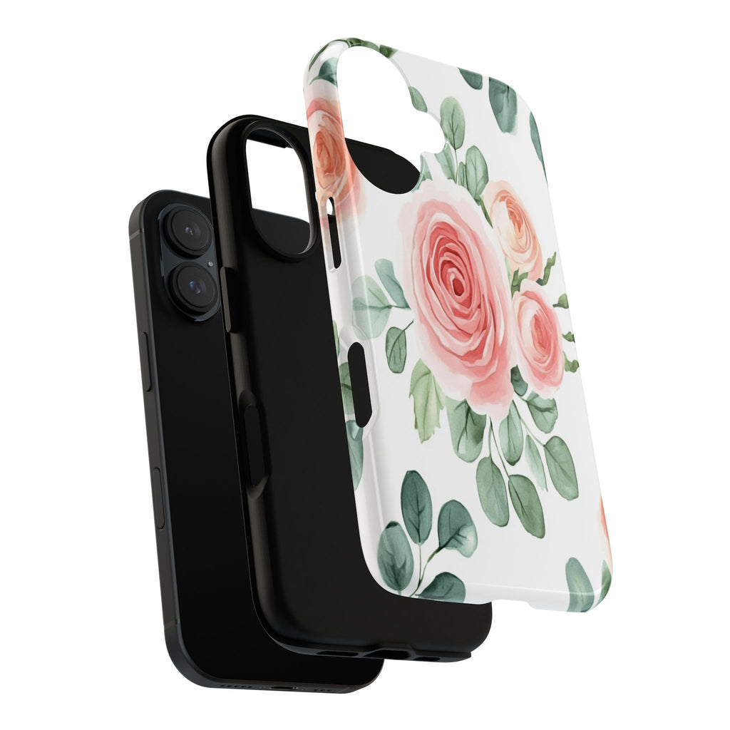 Delicate Watercolor Rose Case