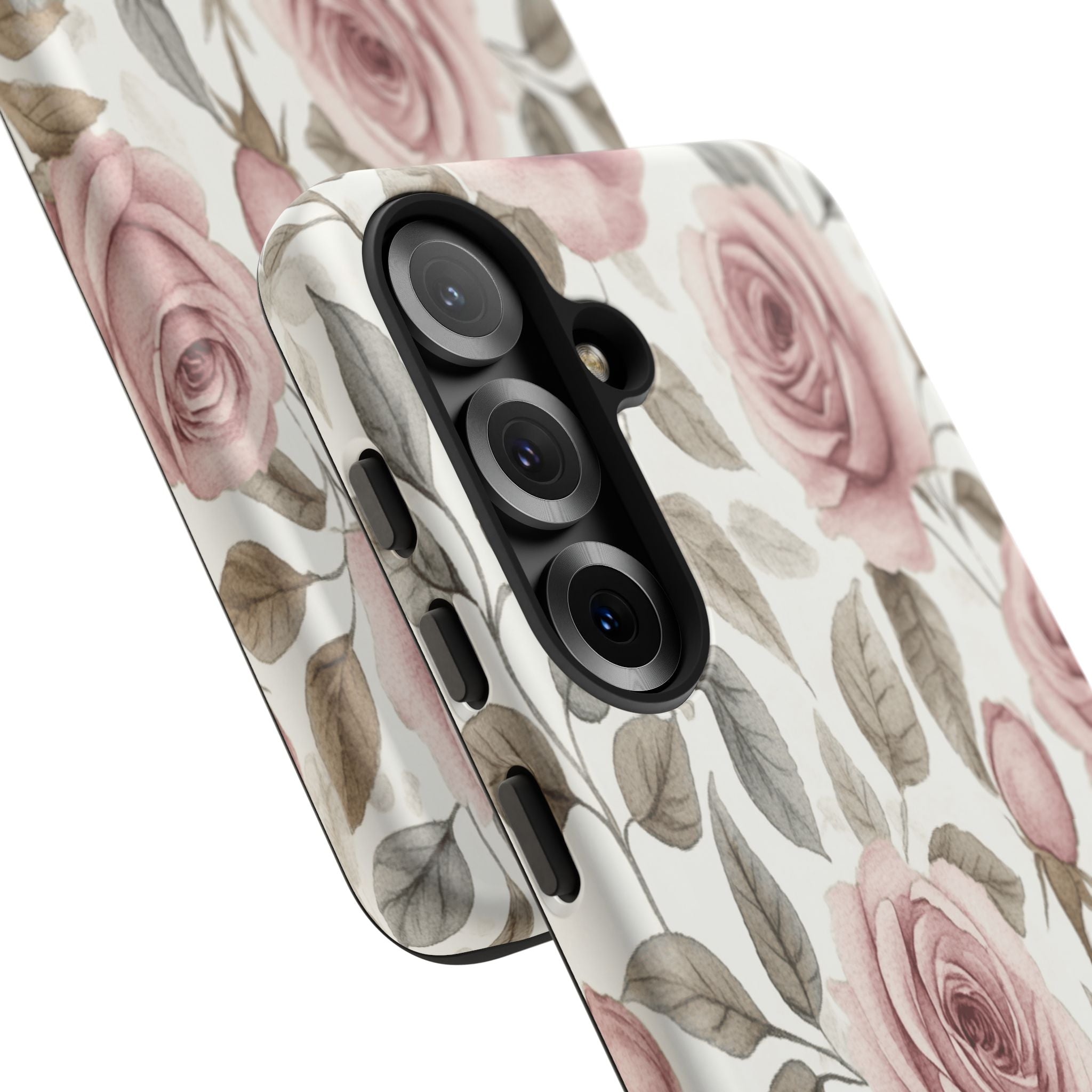 Elegant Watercolor Rose Case