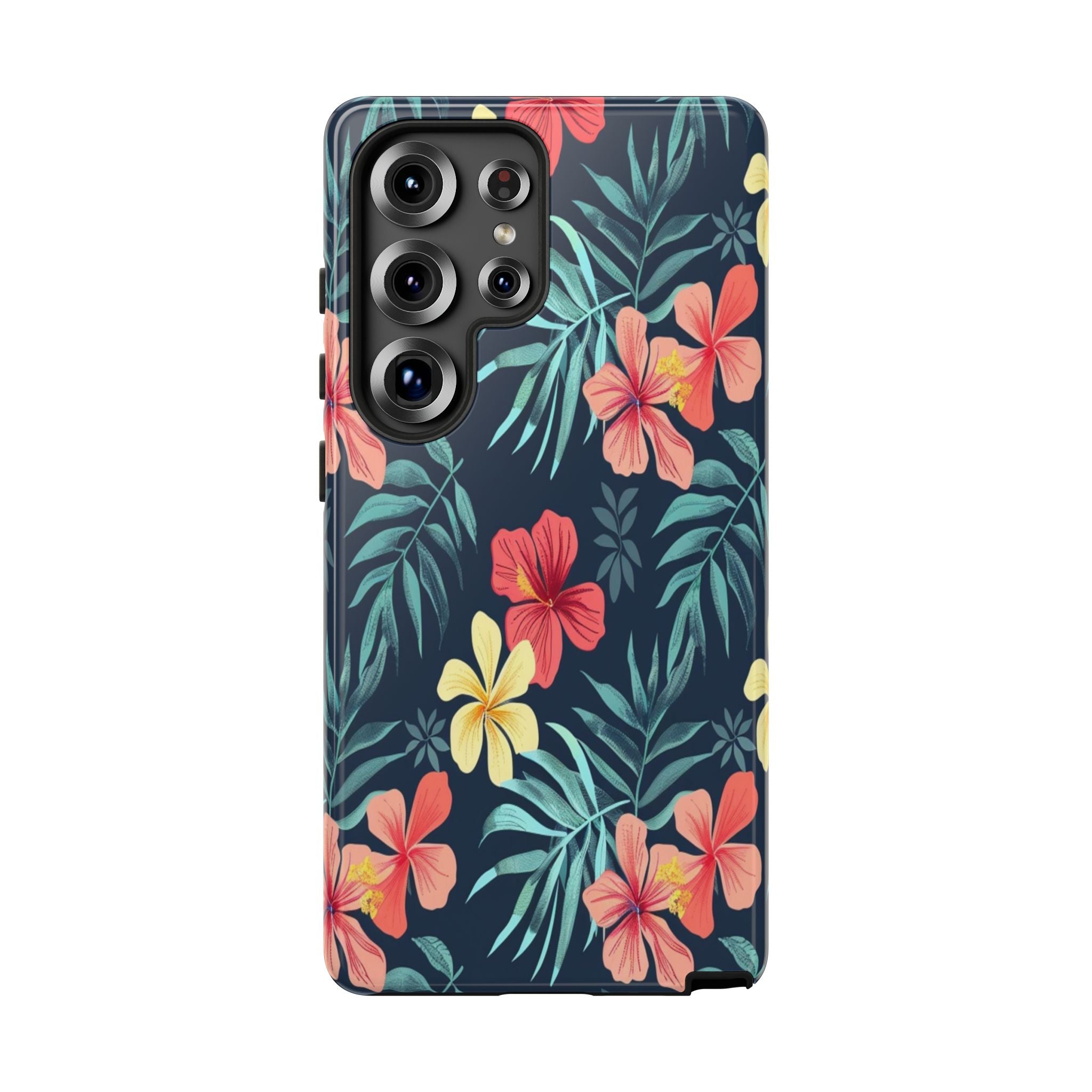 Tropical Hibiscus Navy