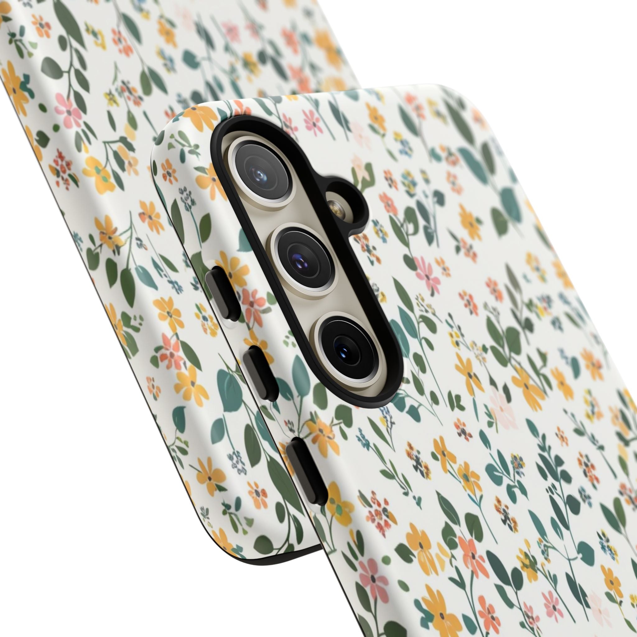 Pastel Leaves and Flowers Case