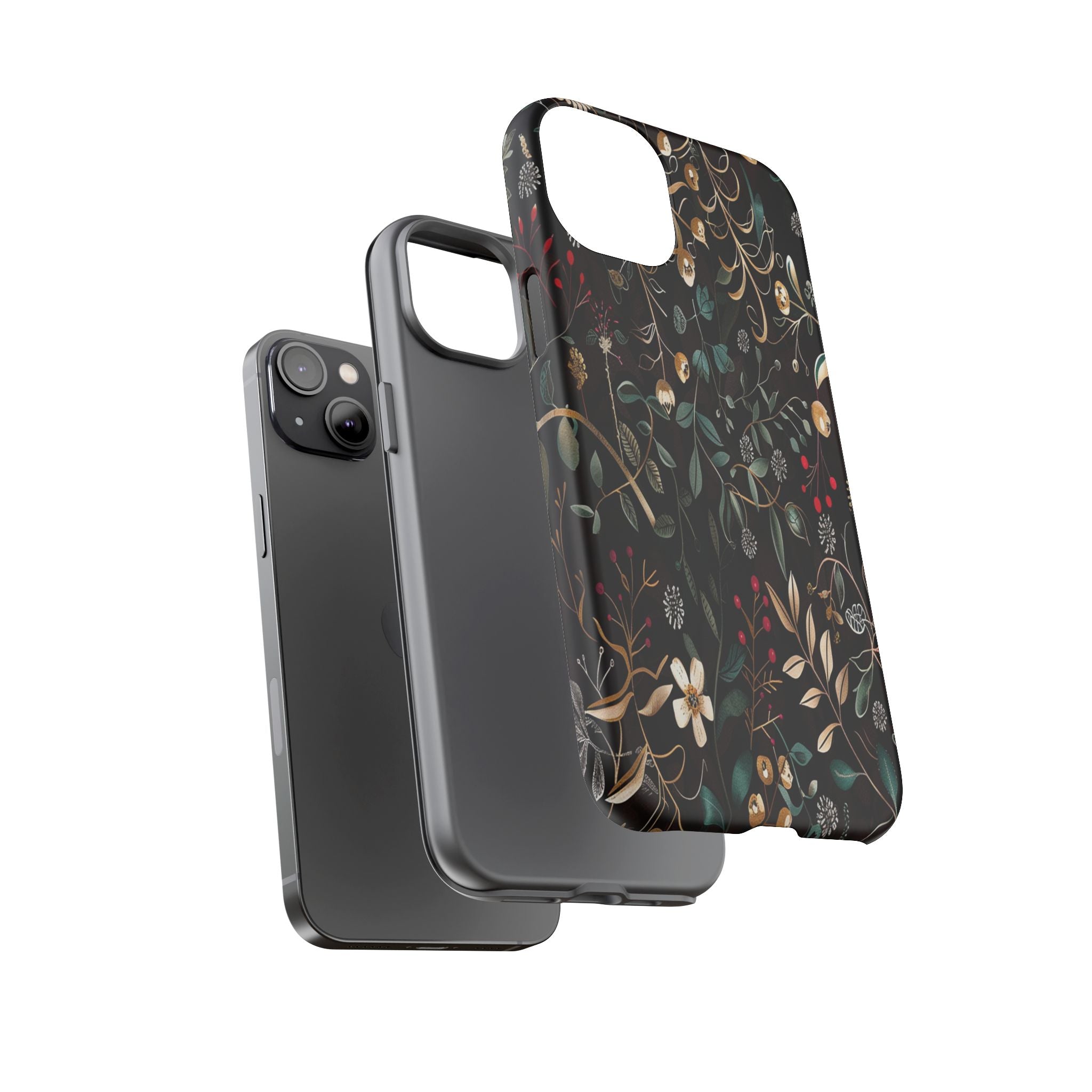 Dark Leafy Case