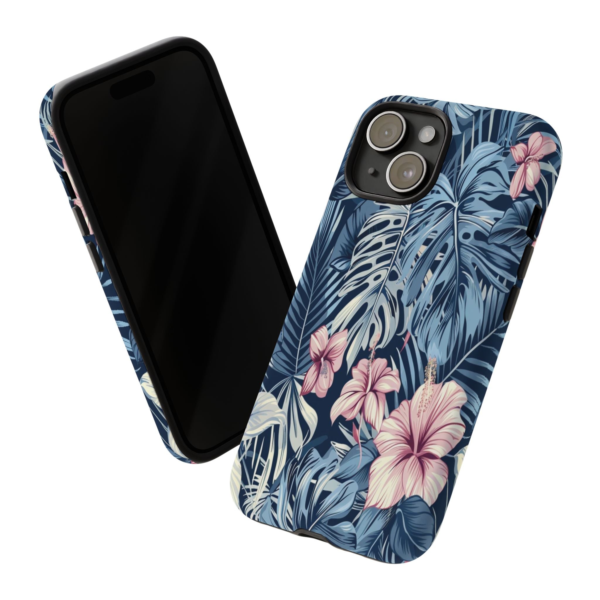 Tropical Hibiscus and Monstera Case