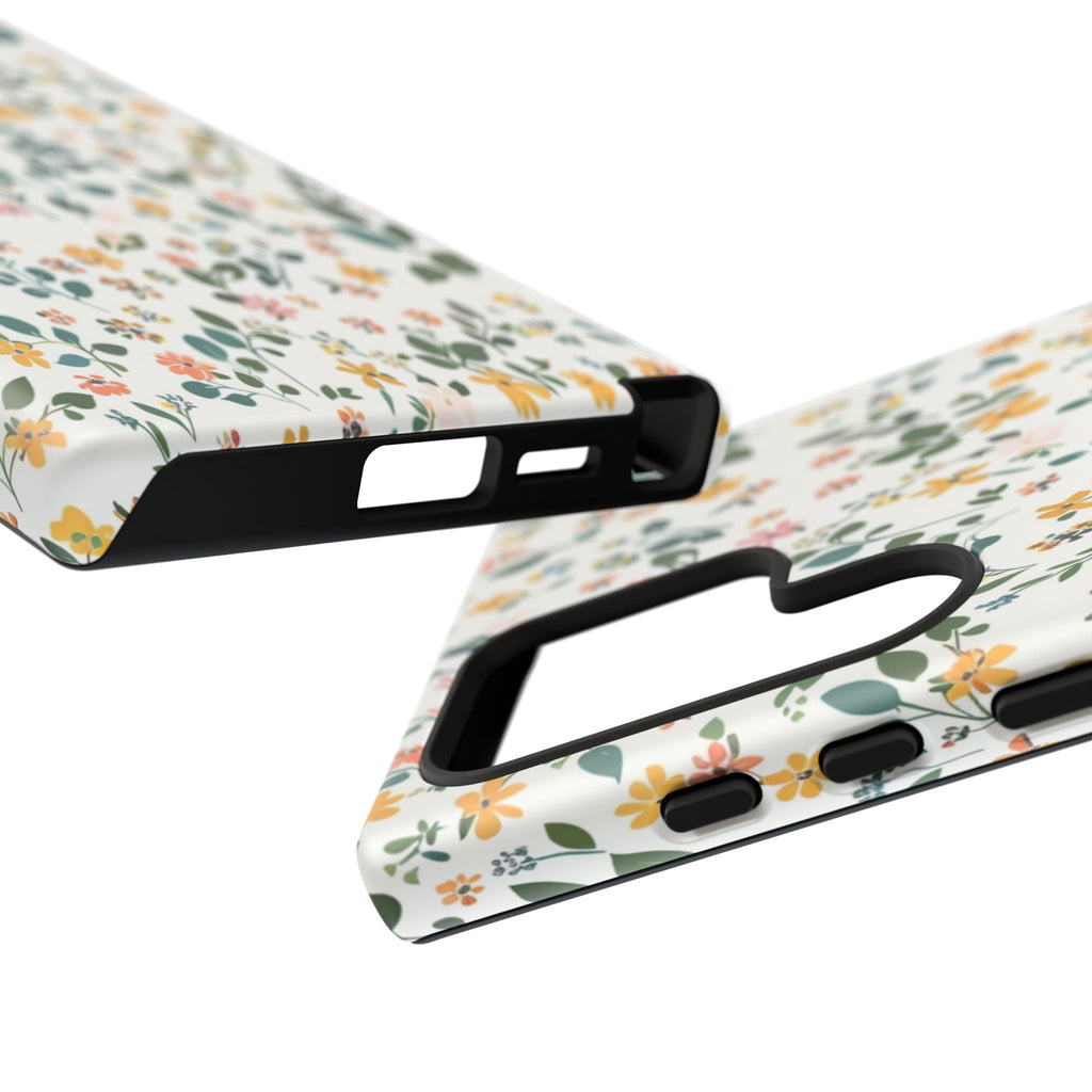 Pastel Leaves and Flowers Case