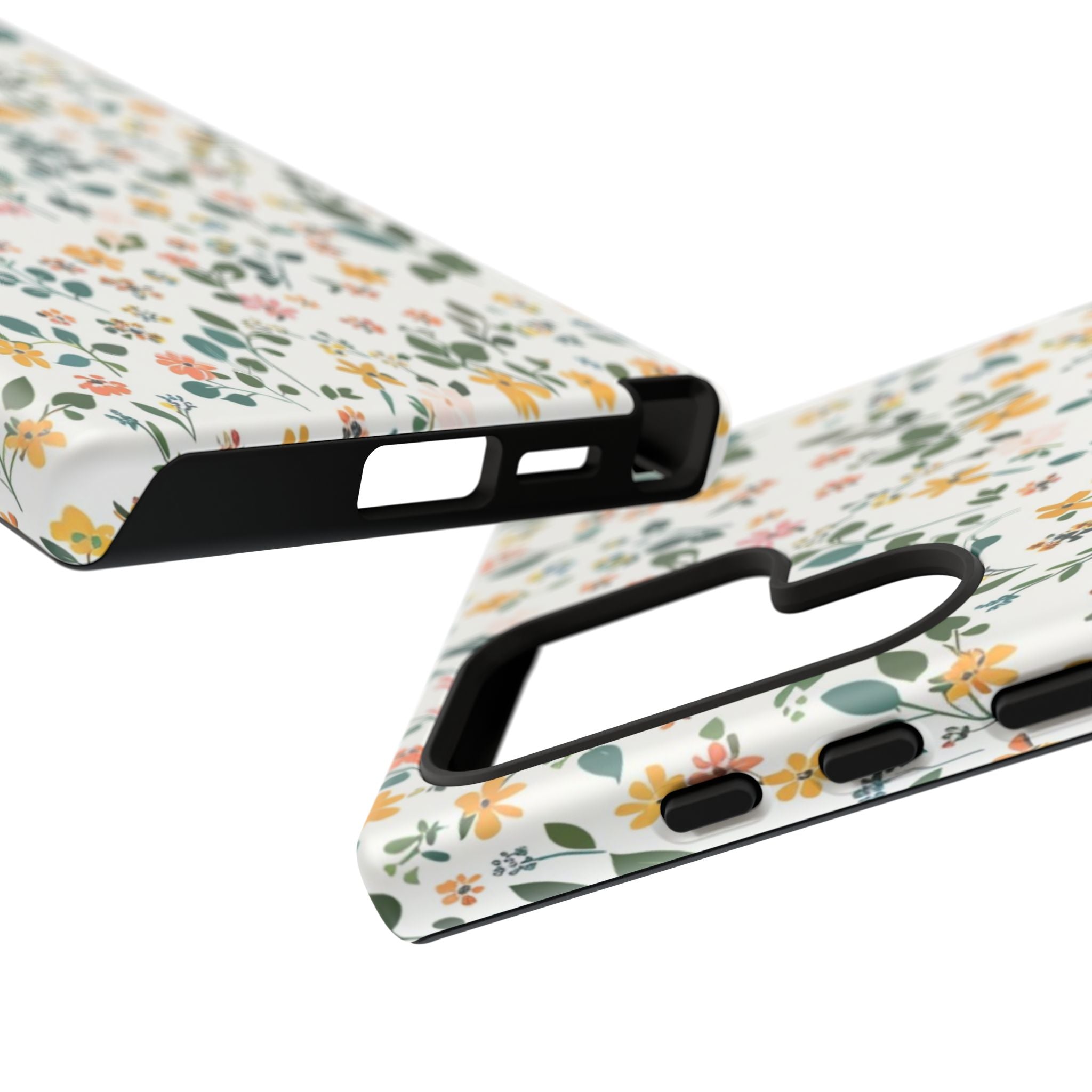 Pastel Leaves and Flowers Case