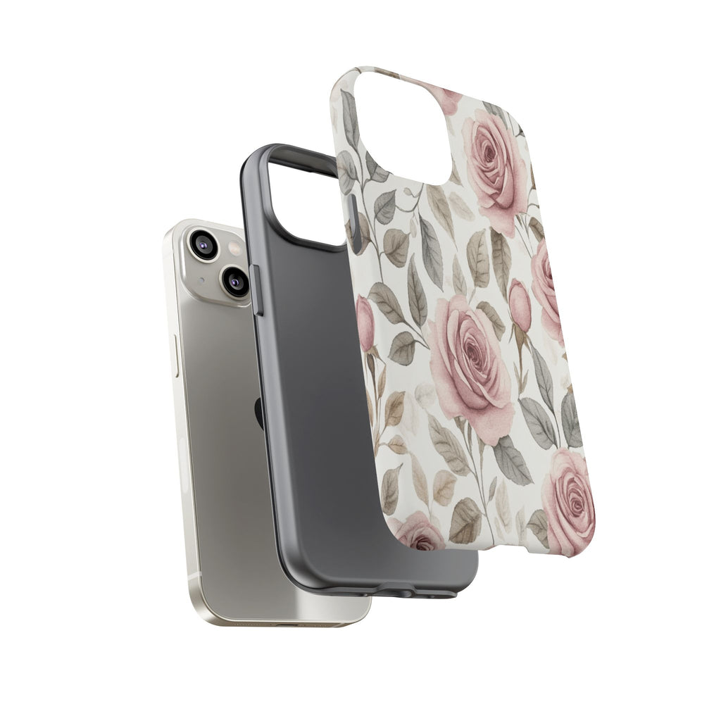 Elegant Watercolor Rose Case