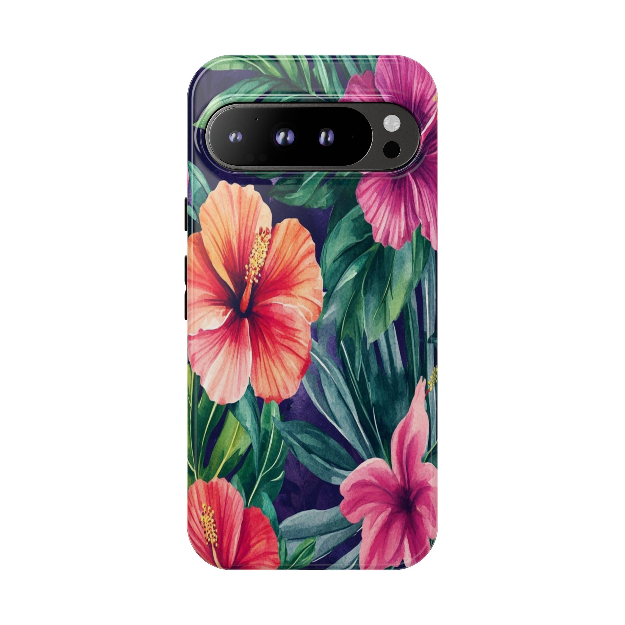 Navy Floral Watercolor