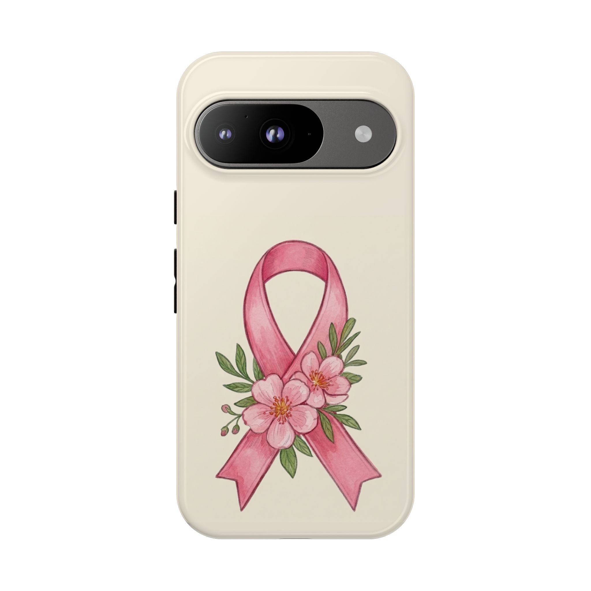Floral Breast Cancer Awareness Case