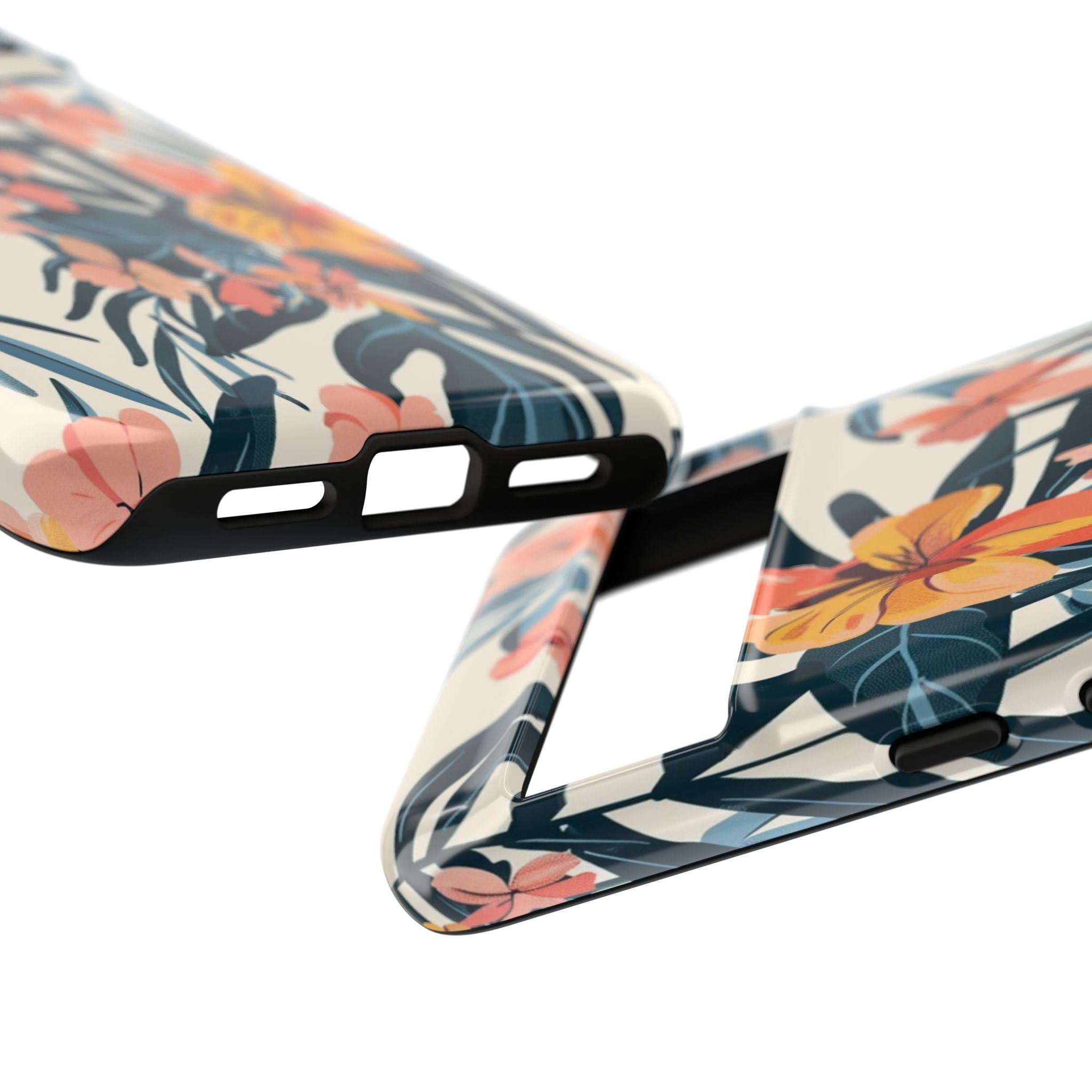 Tropical White and Blue Case