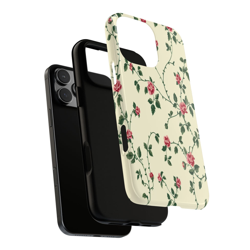 Elegant Pink Victorian Roses Case