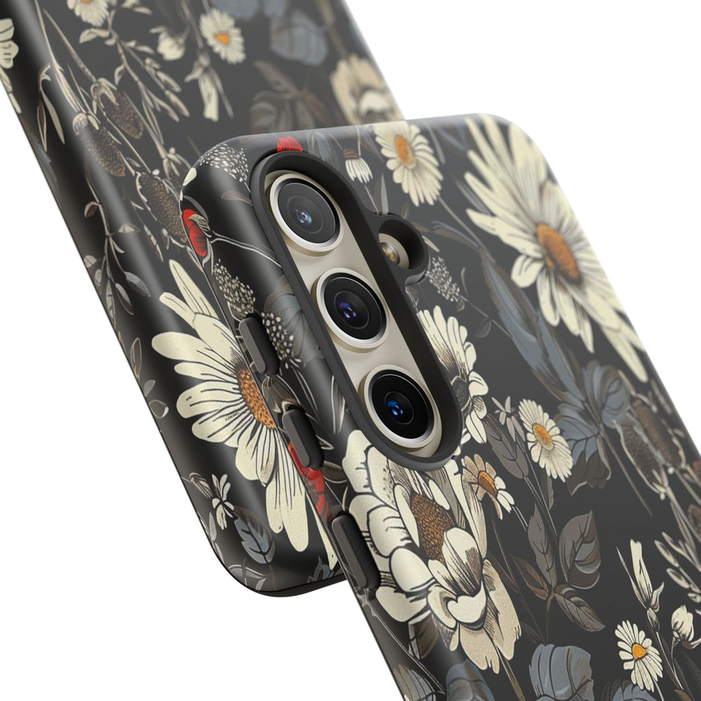 Dark Rose and Daisy Case