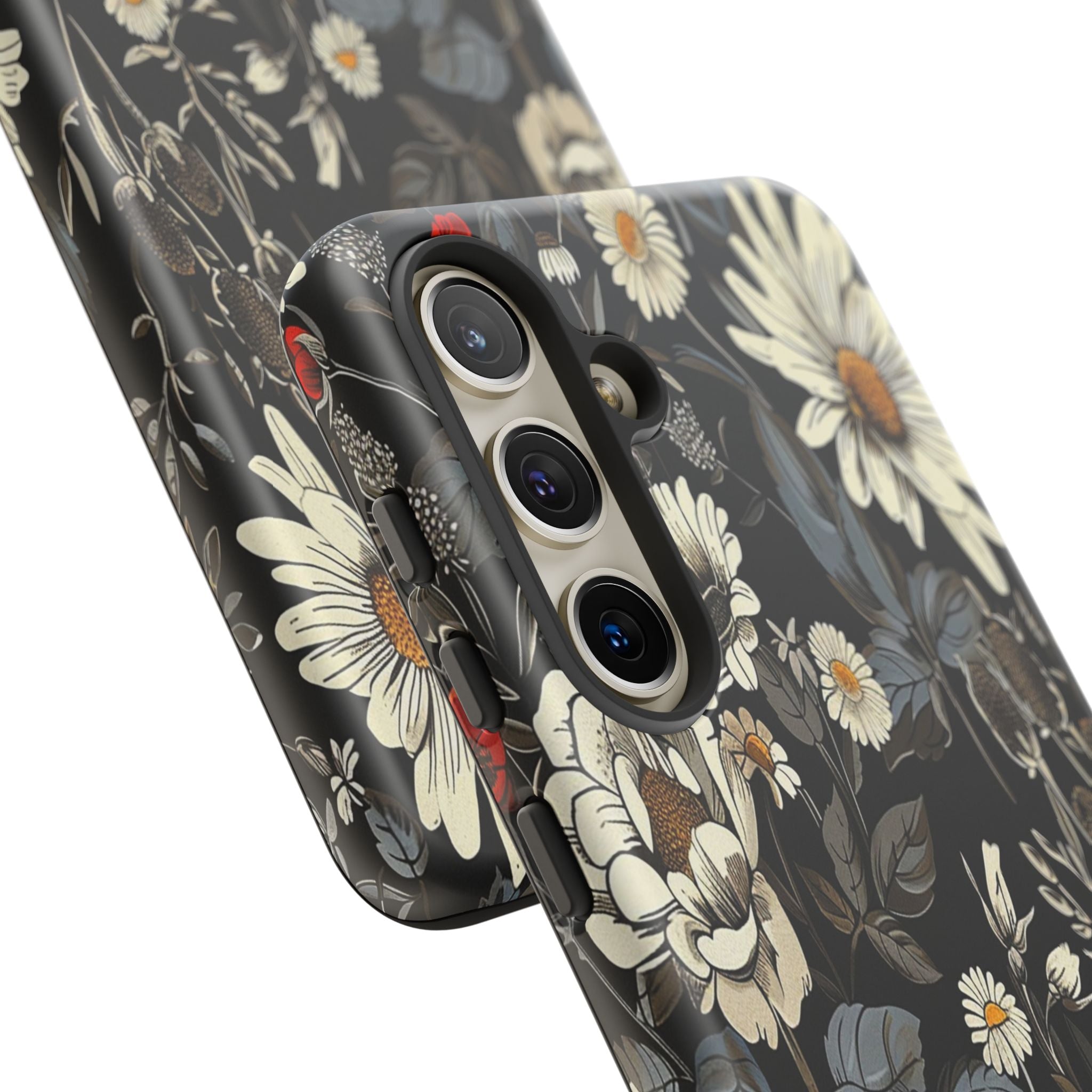 Dark Rose and Daisy Case