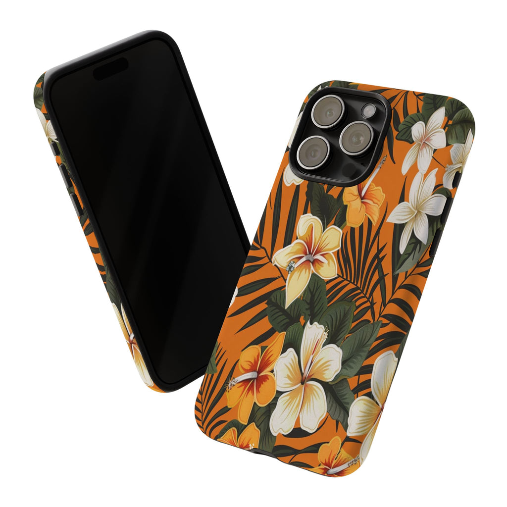 Vibrant Orange Tropical Case