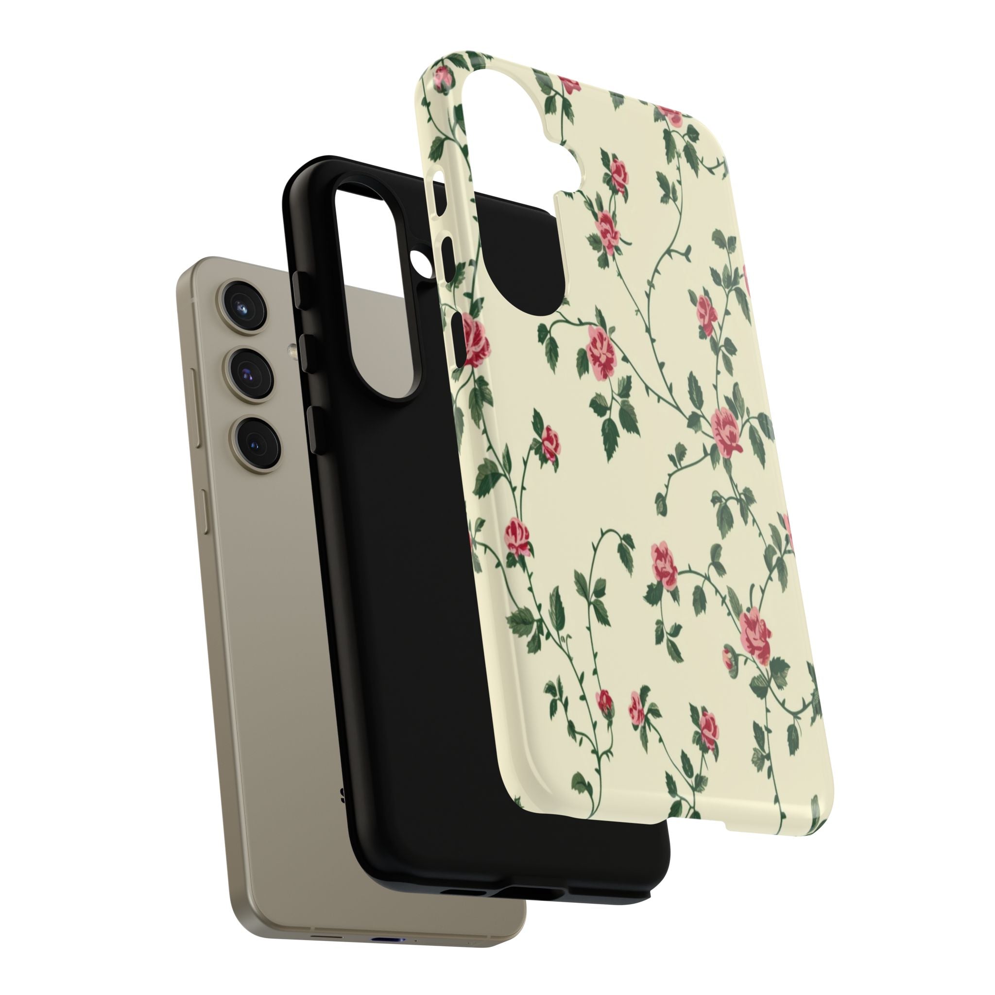 Elegant Pink Victorian Roses Case
