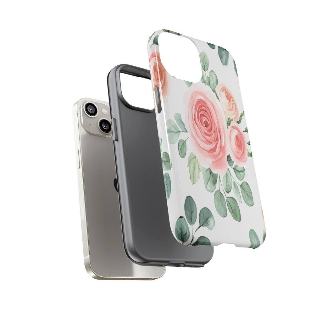 Delicate Watercolor Rose Case