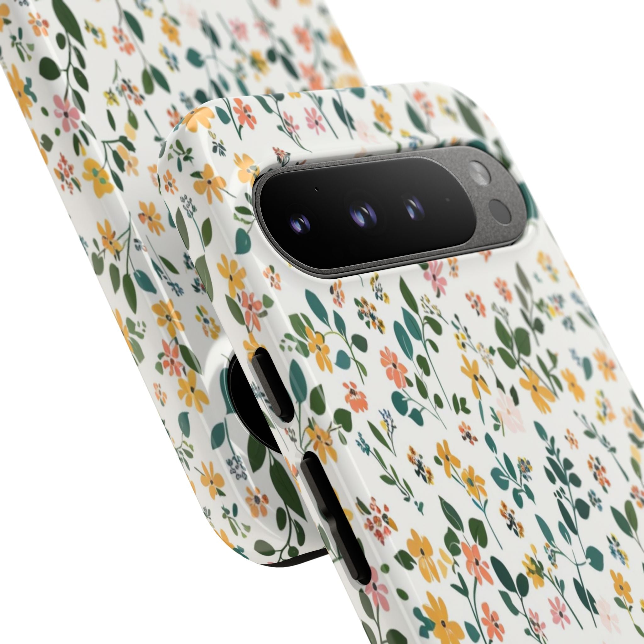 Pastel Leaves and Flowers Case