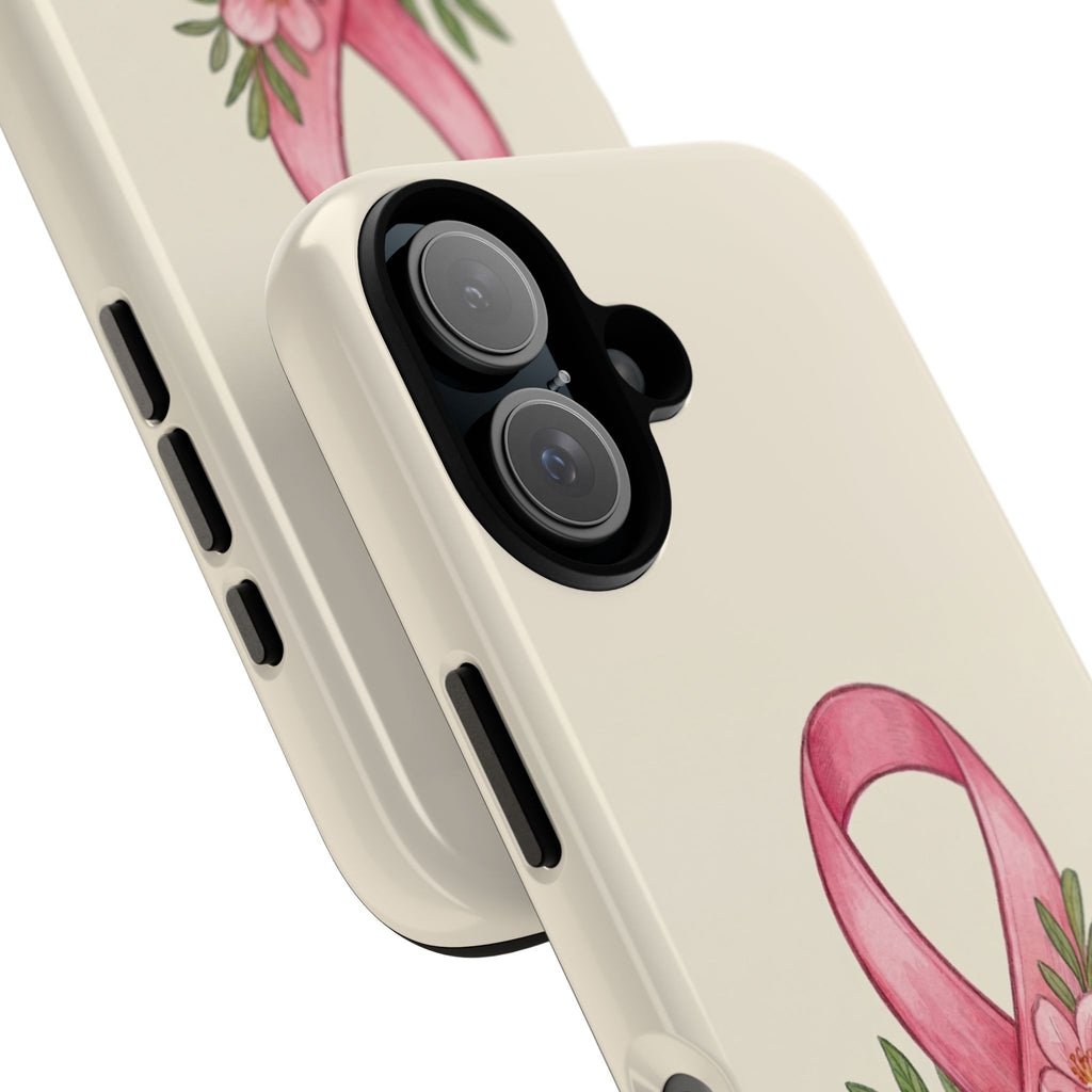 Floral Breast Cancer Awareness Case