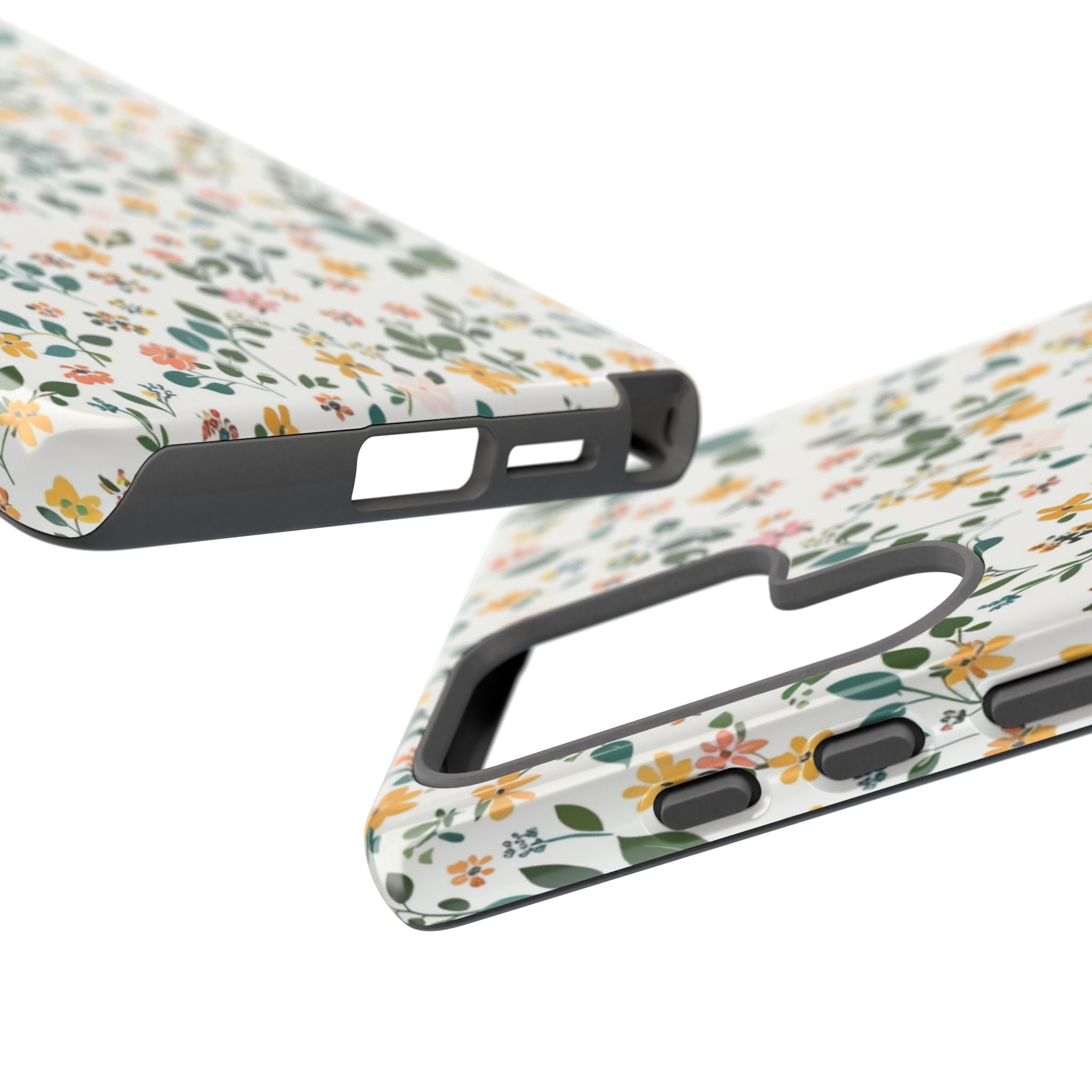 Pastel Leaves and Flowers Case
