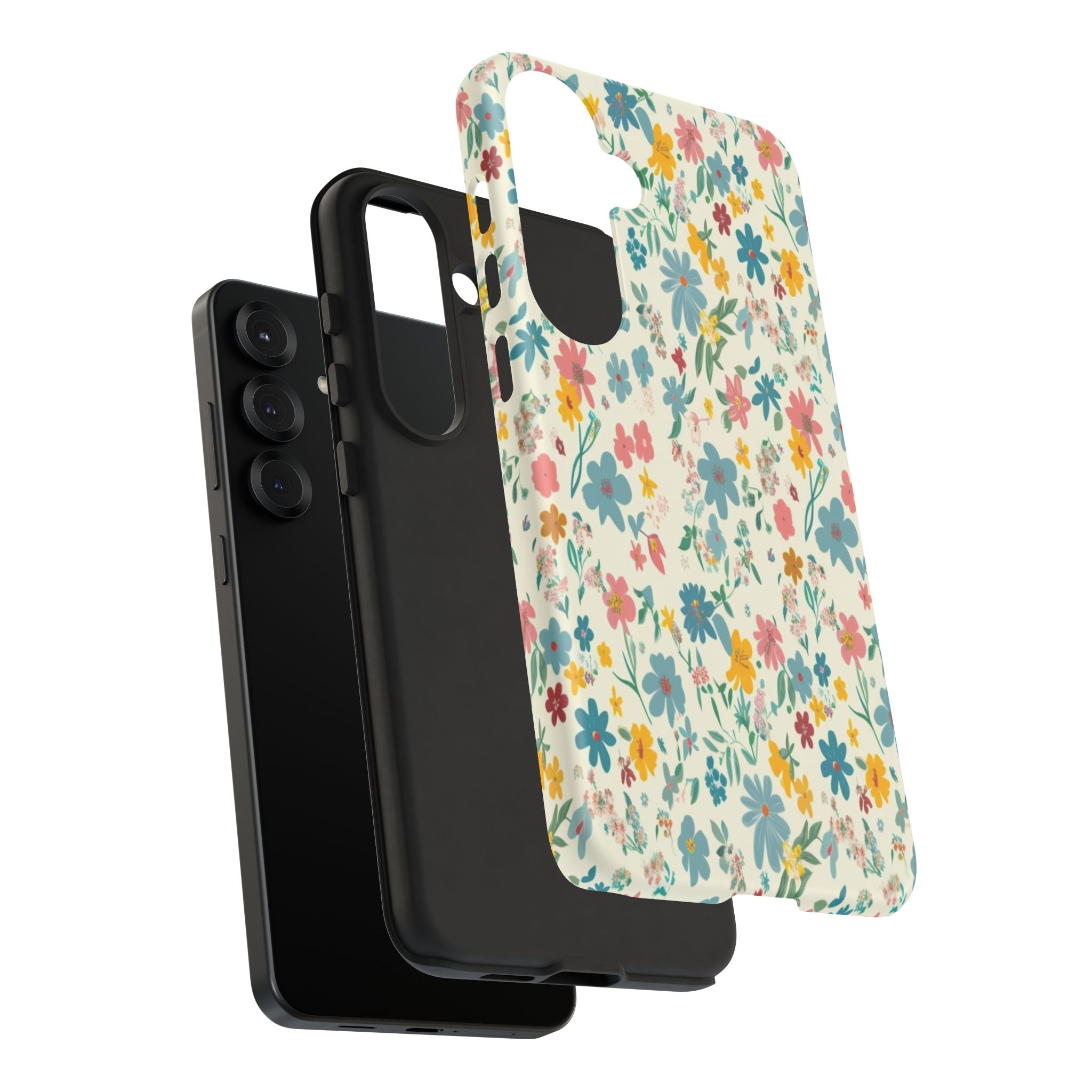 Pastel Yellow Green and Blue Case