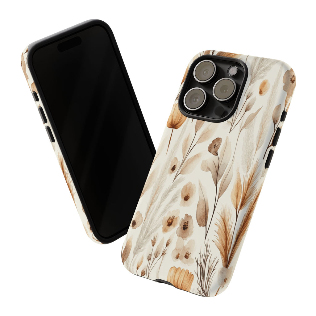 Dried Flowers Watercolor Case